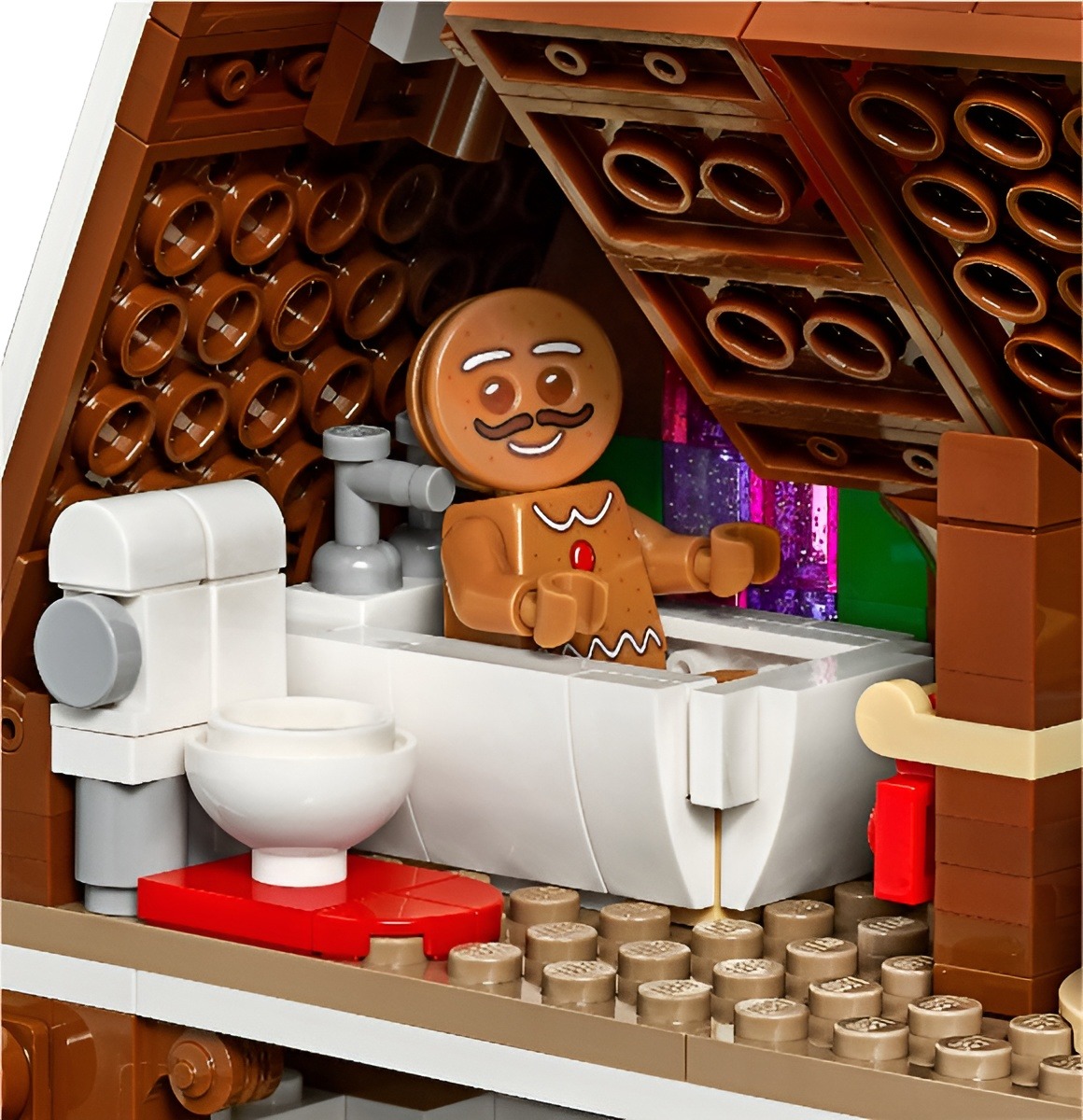 PixelBricks3D - Lego Gingerbread House  3D print model_9