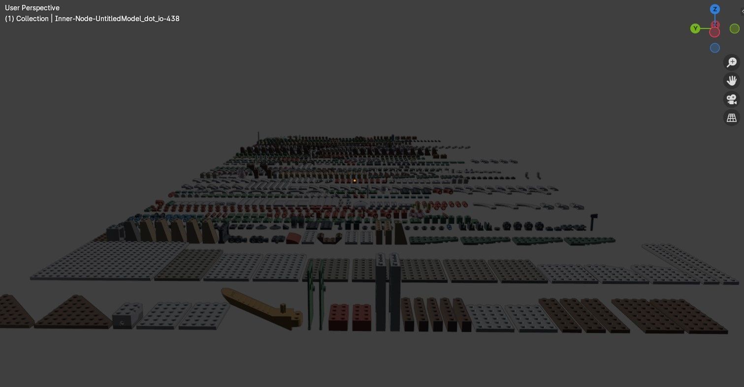 PixelBricks3D - Lego Gingerbread House  3D print model_12