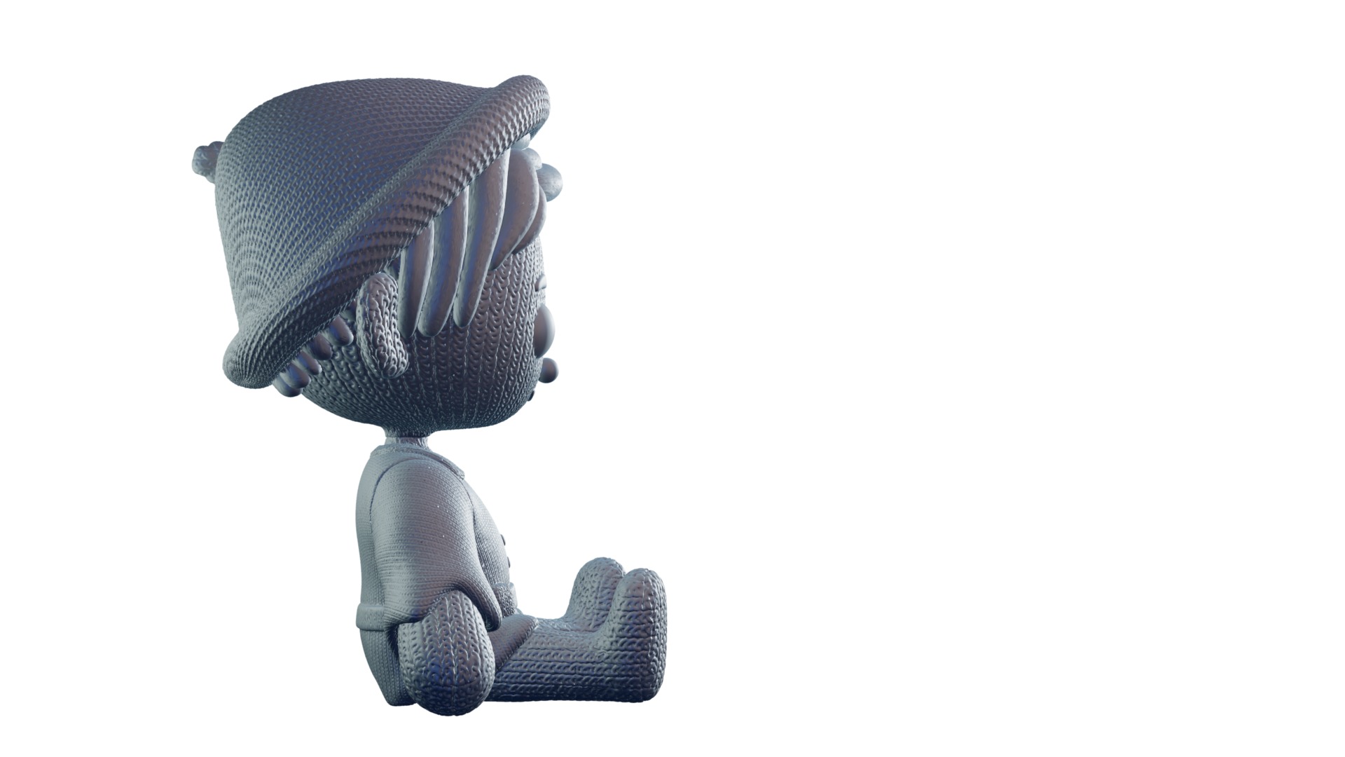 Ragdoll boy 3D print model_9