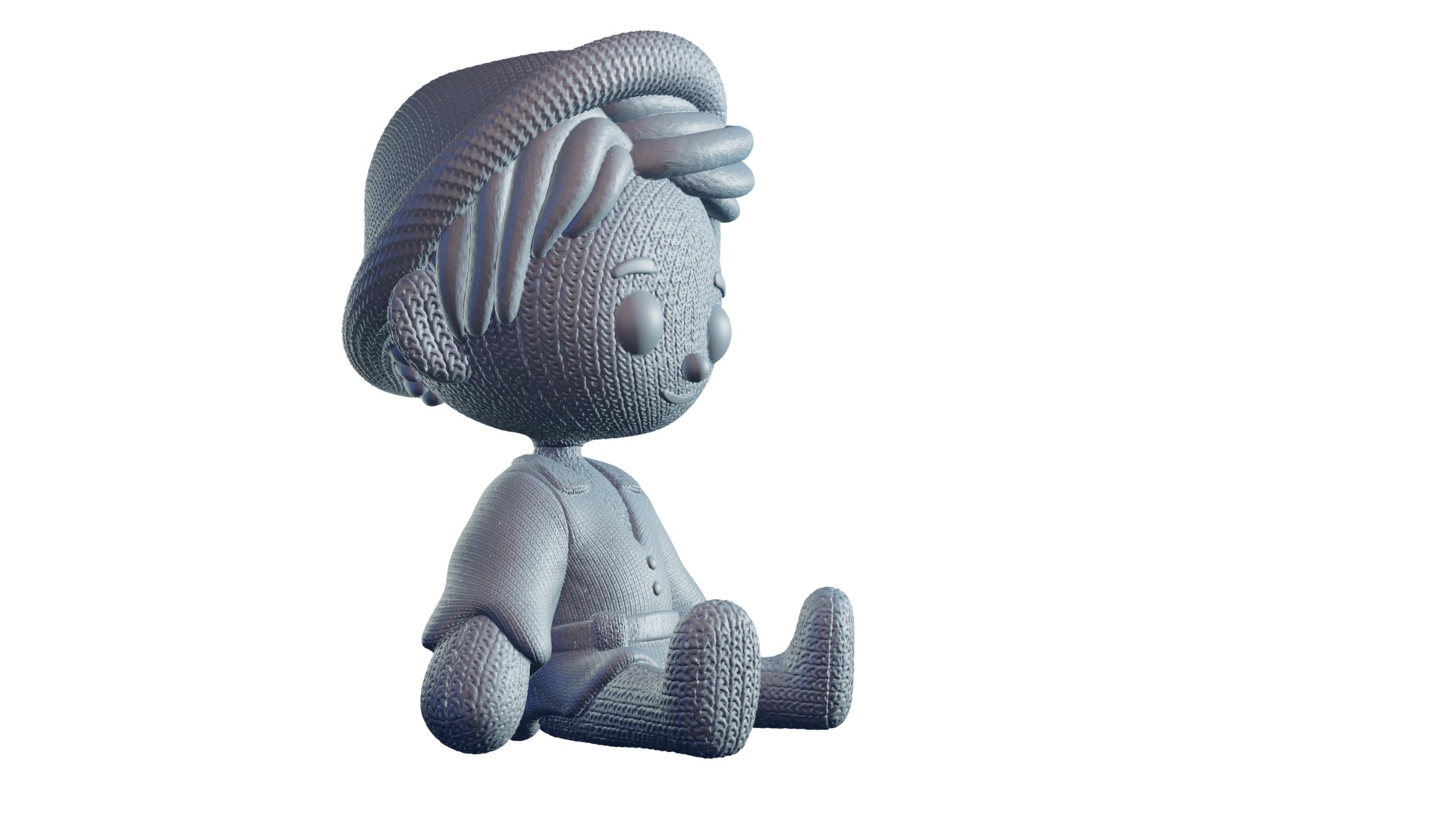 Ragdoll boy 3D print model_5