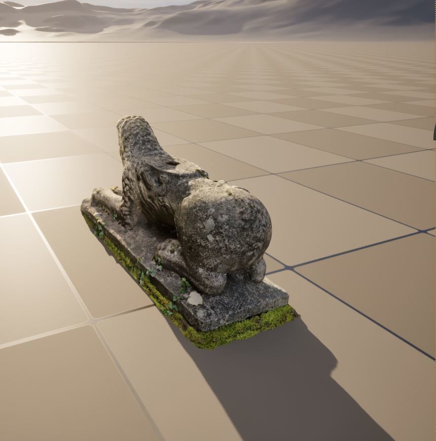 Old statue 3D model_4