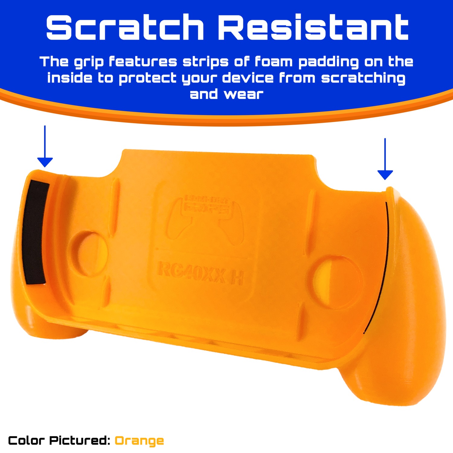 Anbernic RG40XX H Comfort Grip Case and Screen Guard 3D print model_9