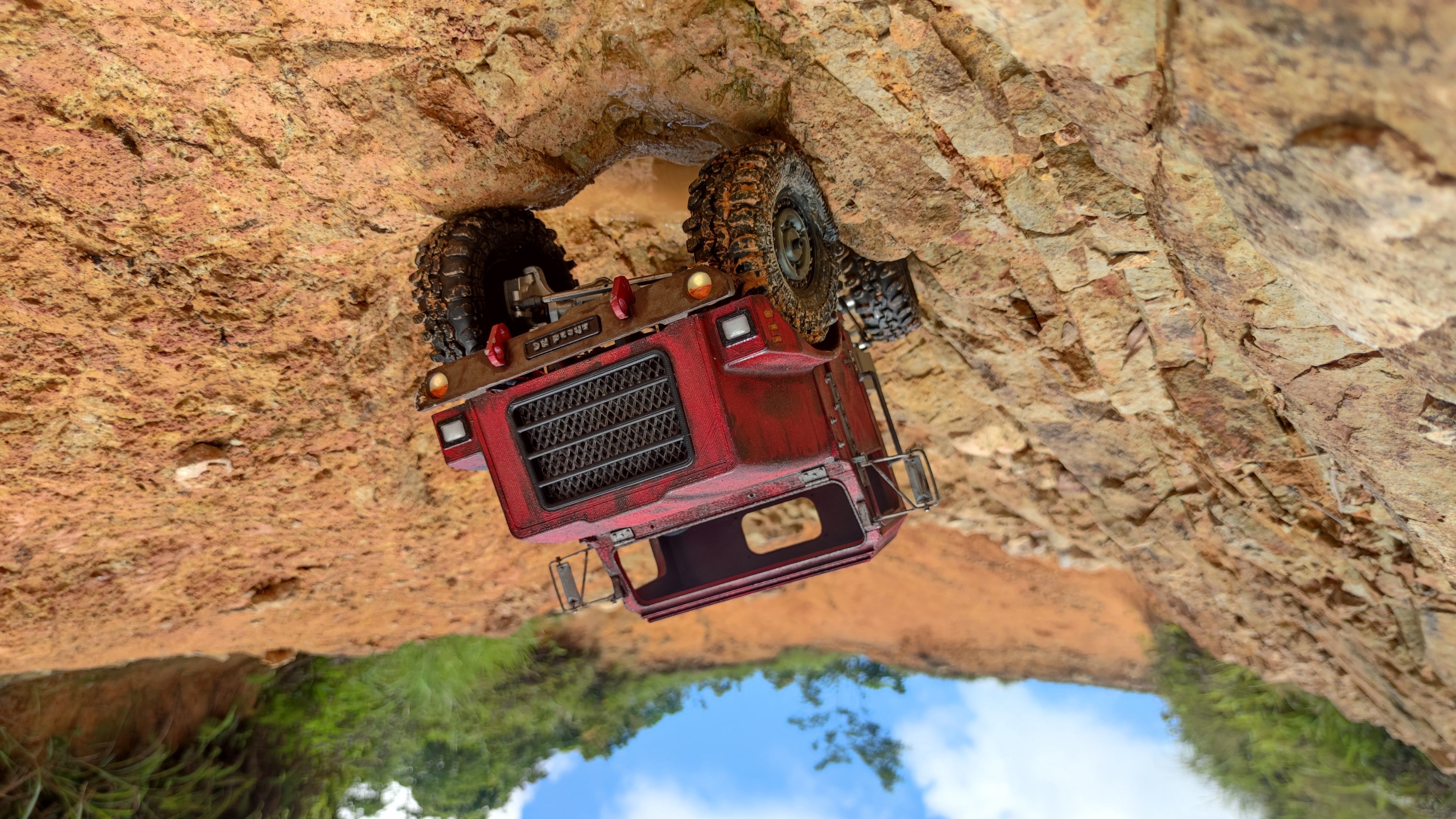 Crawler C23 Front Cab 1-10 RC Body 3D print model_10