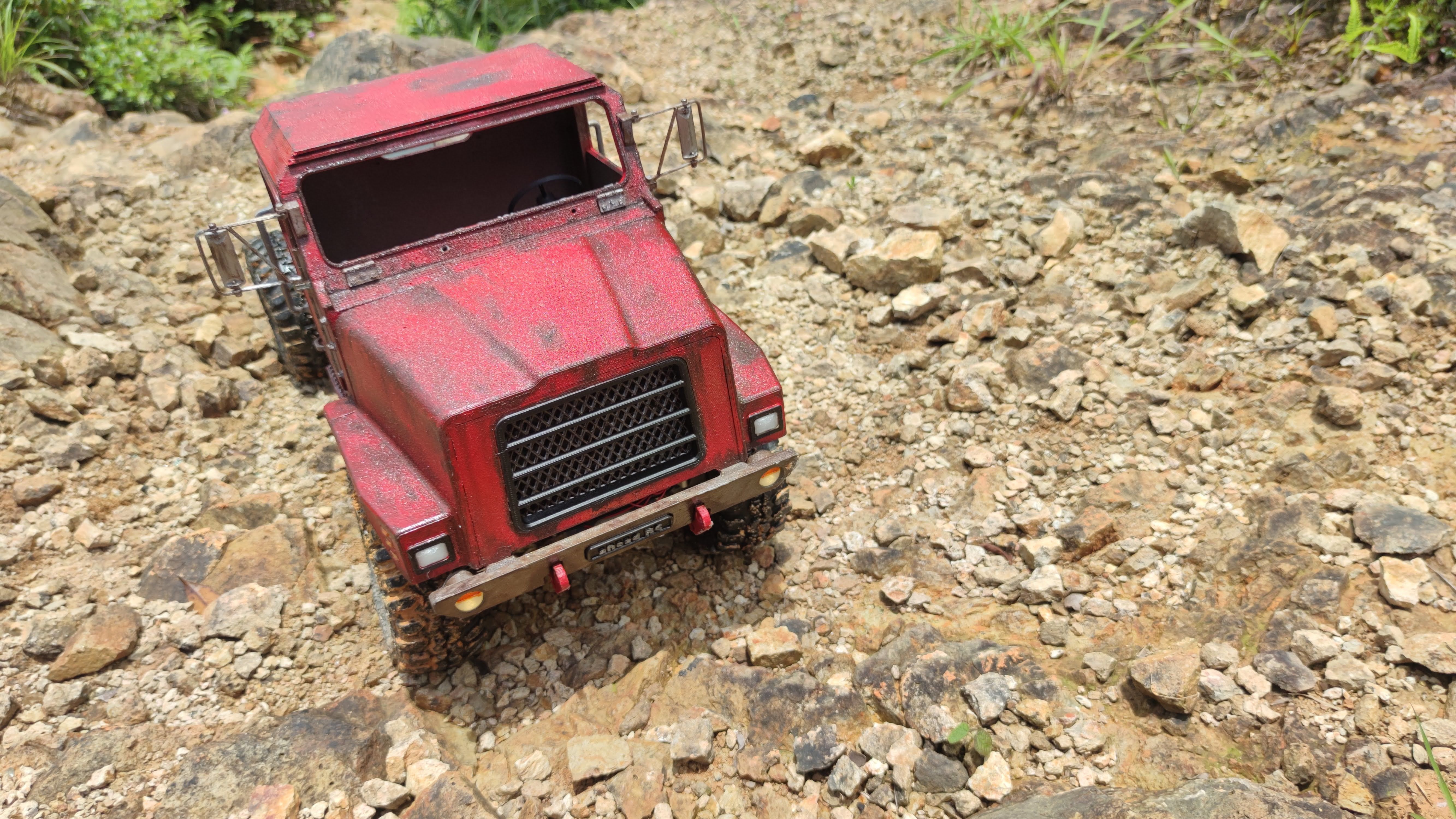 Crawler C23 Front Cab 1-10 RC Body 3D print model_4