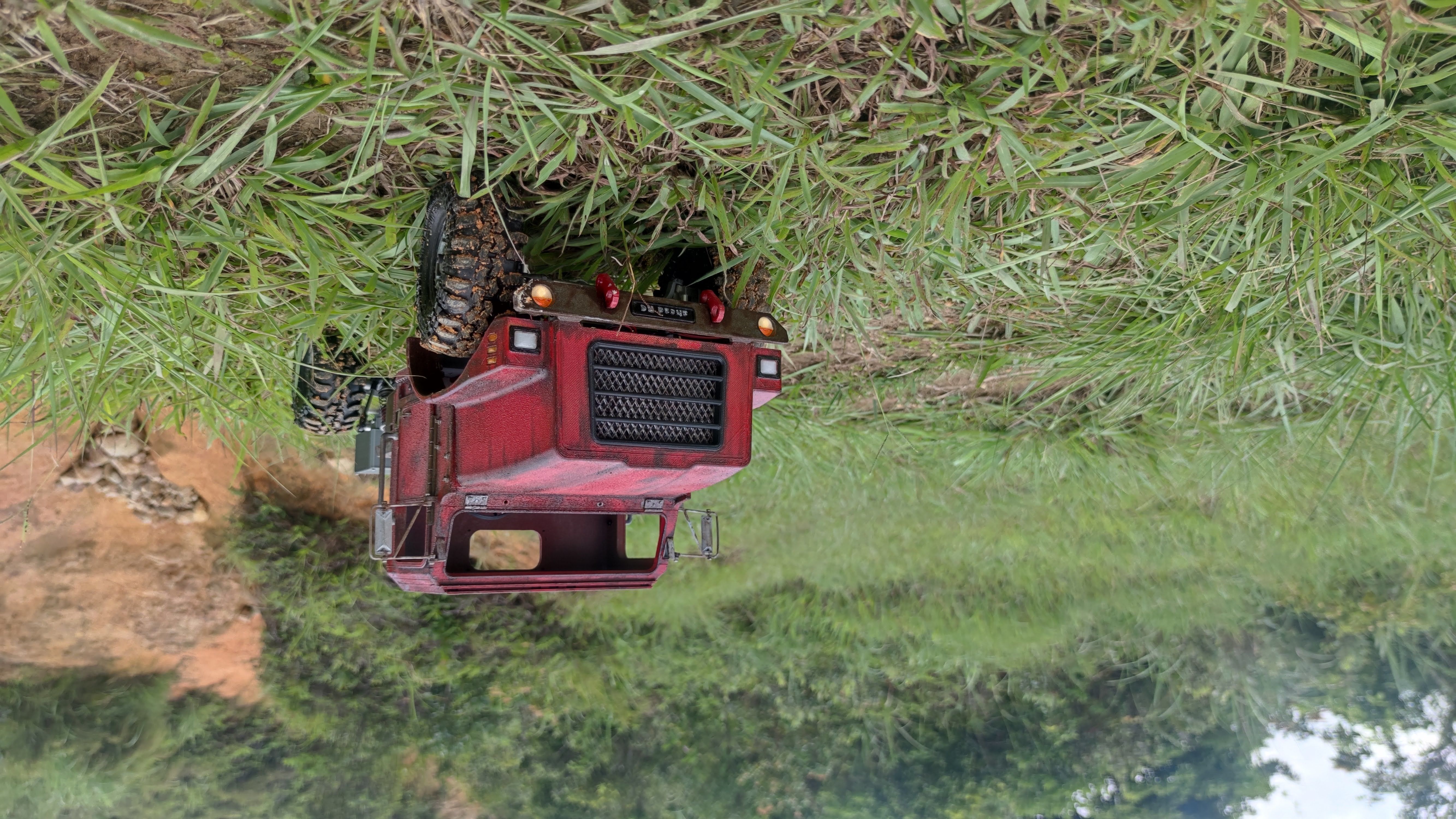 Crawler C23 Front Cab 1-10 RC Body 3D print model_12