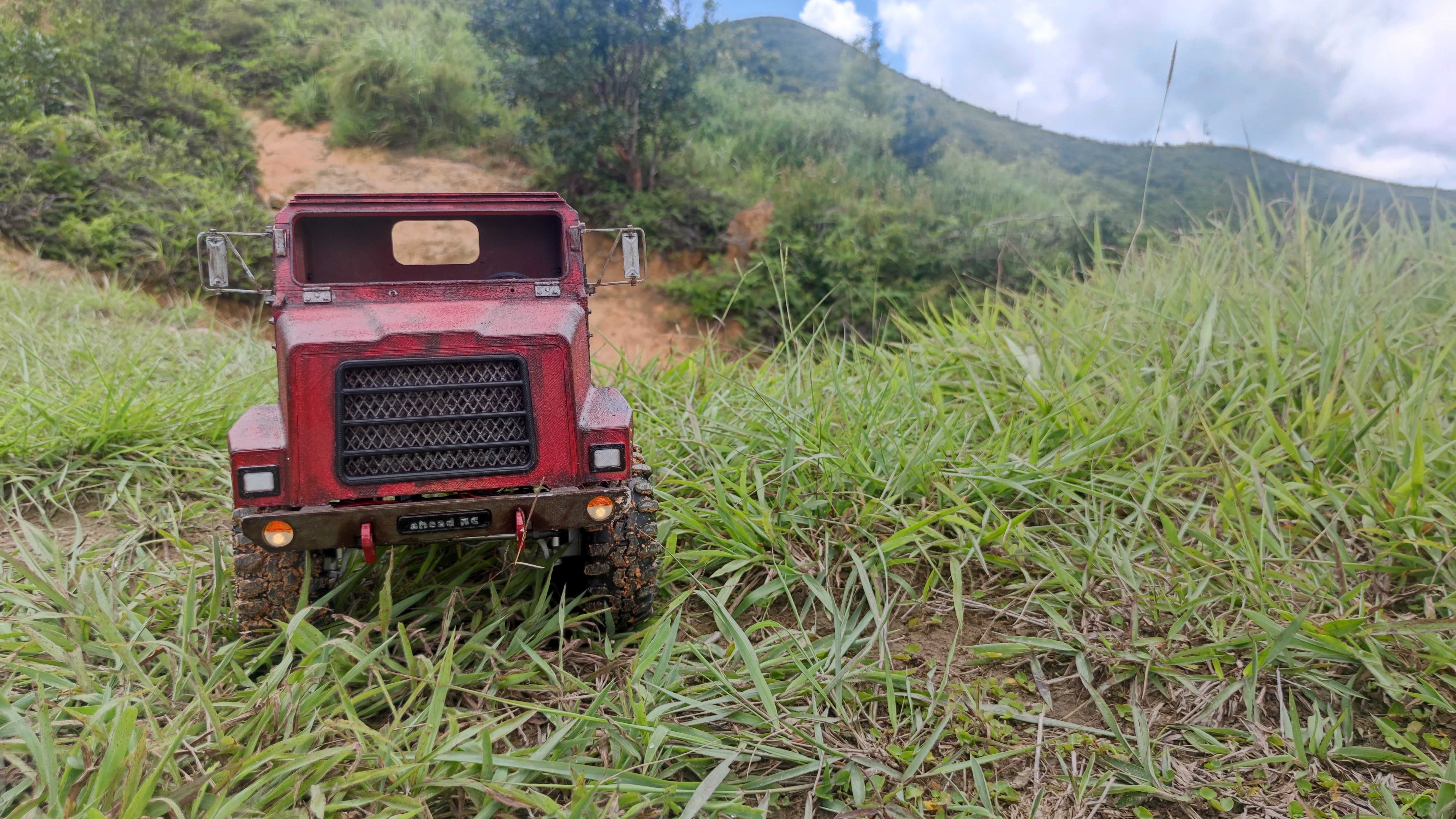 Crawler C23 Front Cab 1-10 RC Body 3D print model_11