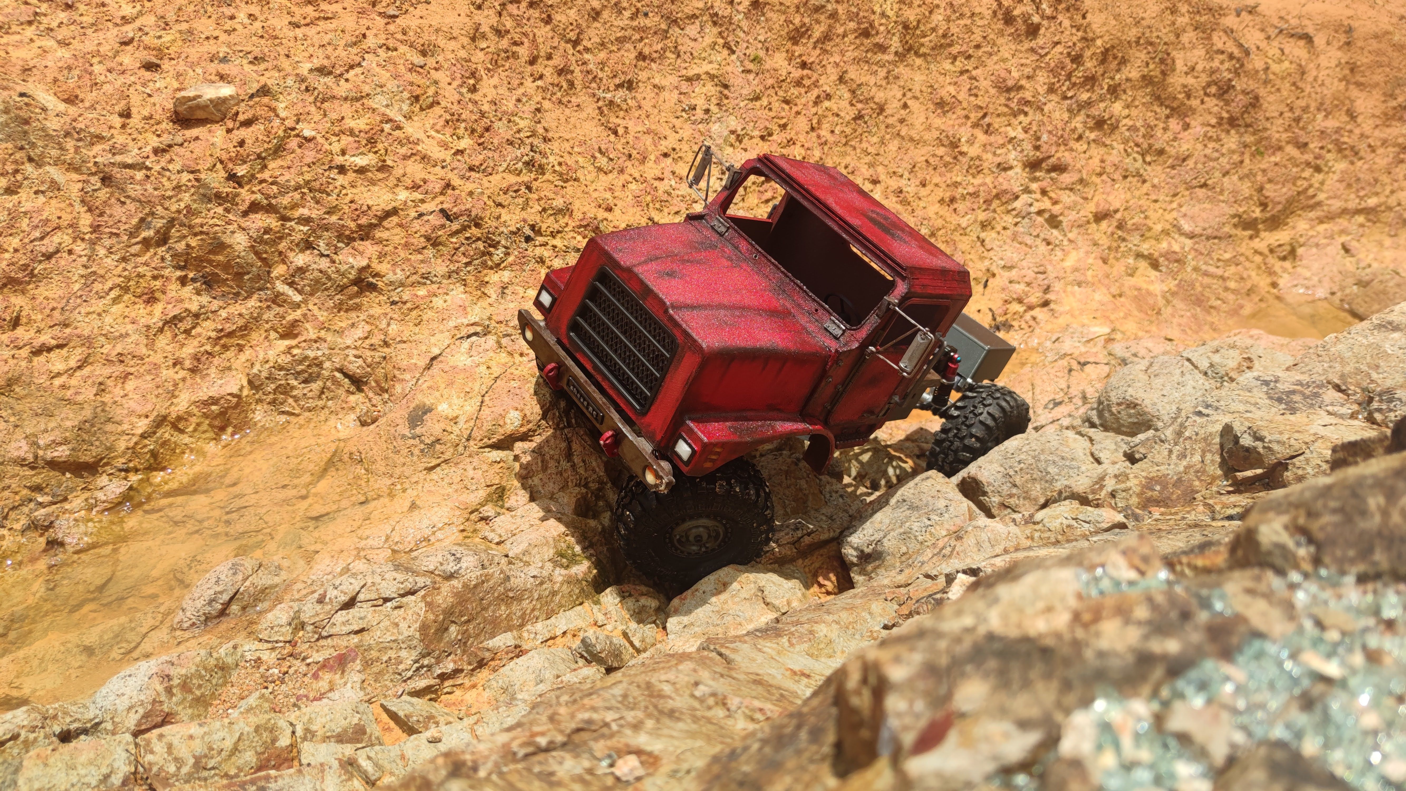 Crawler C23 Front Cab 1-10 RC Body 3D print model_3