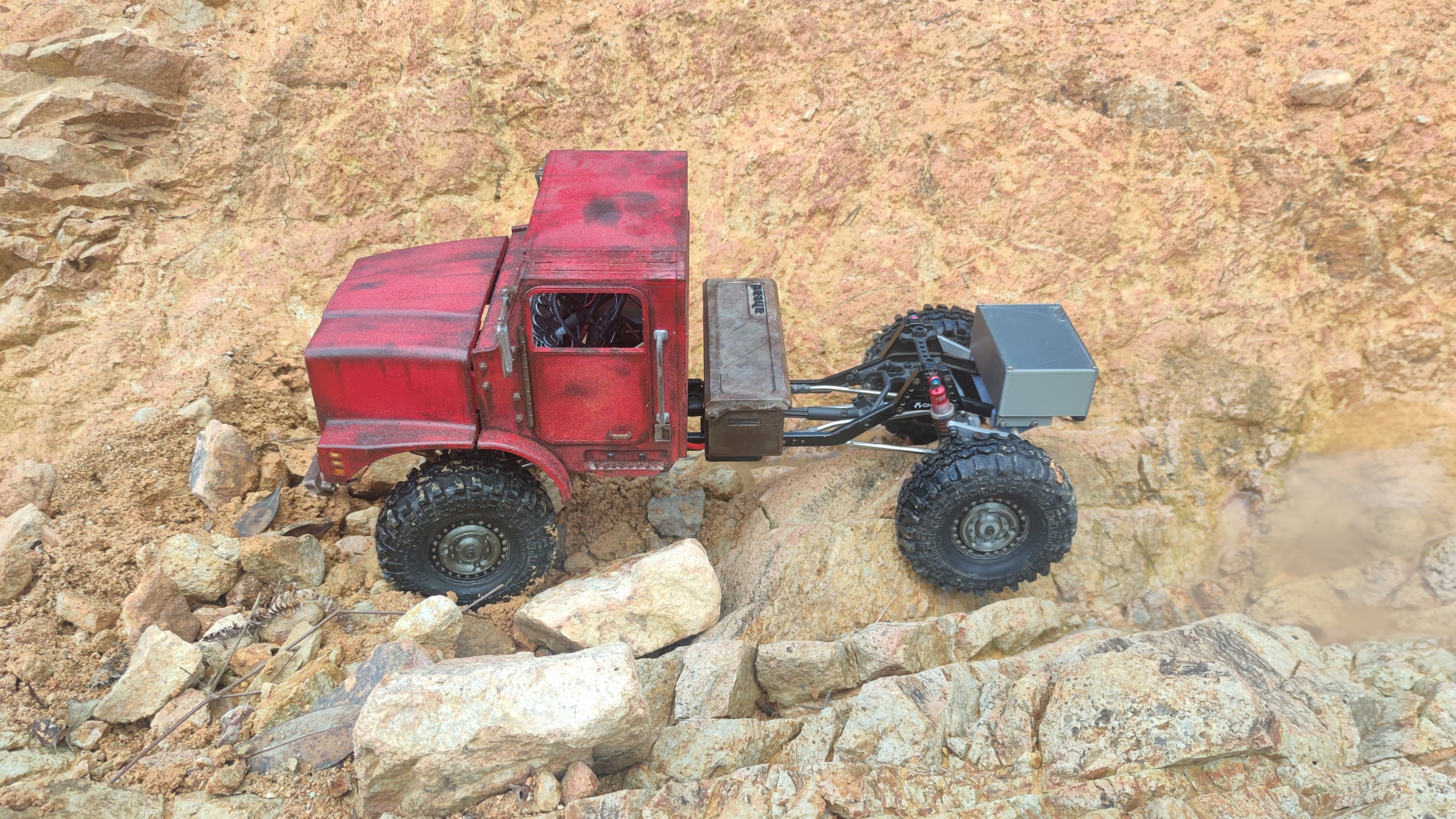 Crawler C23 Front Cab 1-10 RC Body 3D print model_13