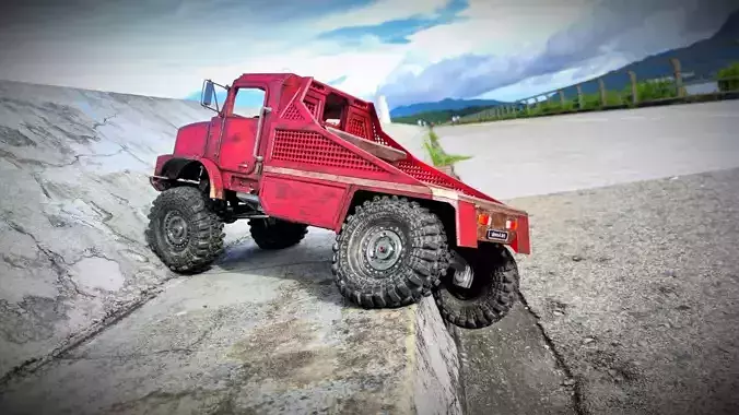 Crawler C23 Flatbed 1-10 RC body attachment 3D print model