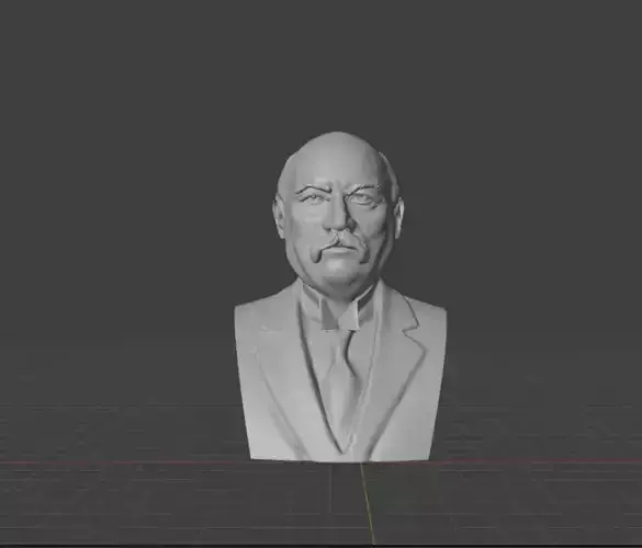 Heike Kamerlingh Onnes 3D print model
