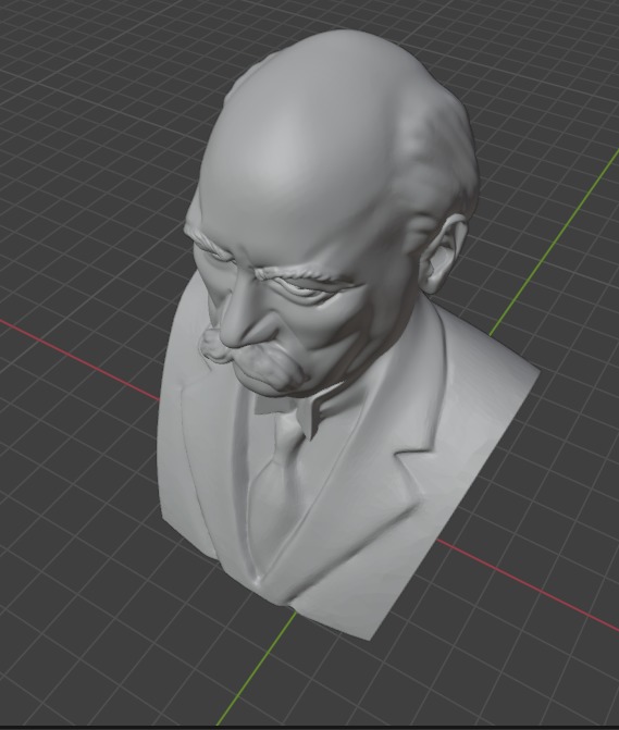 Heike Kamerlingh Onnes 3D print model_2