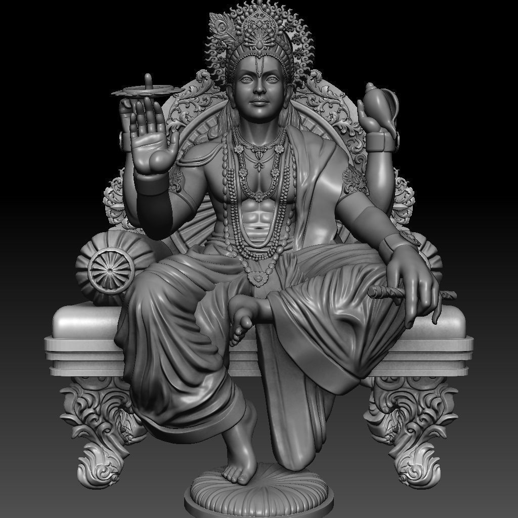  KRISHNA 3D print model_2