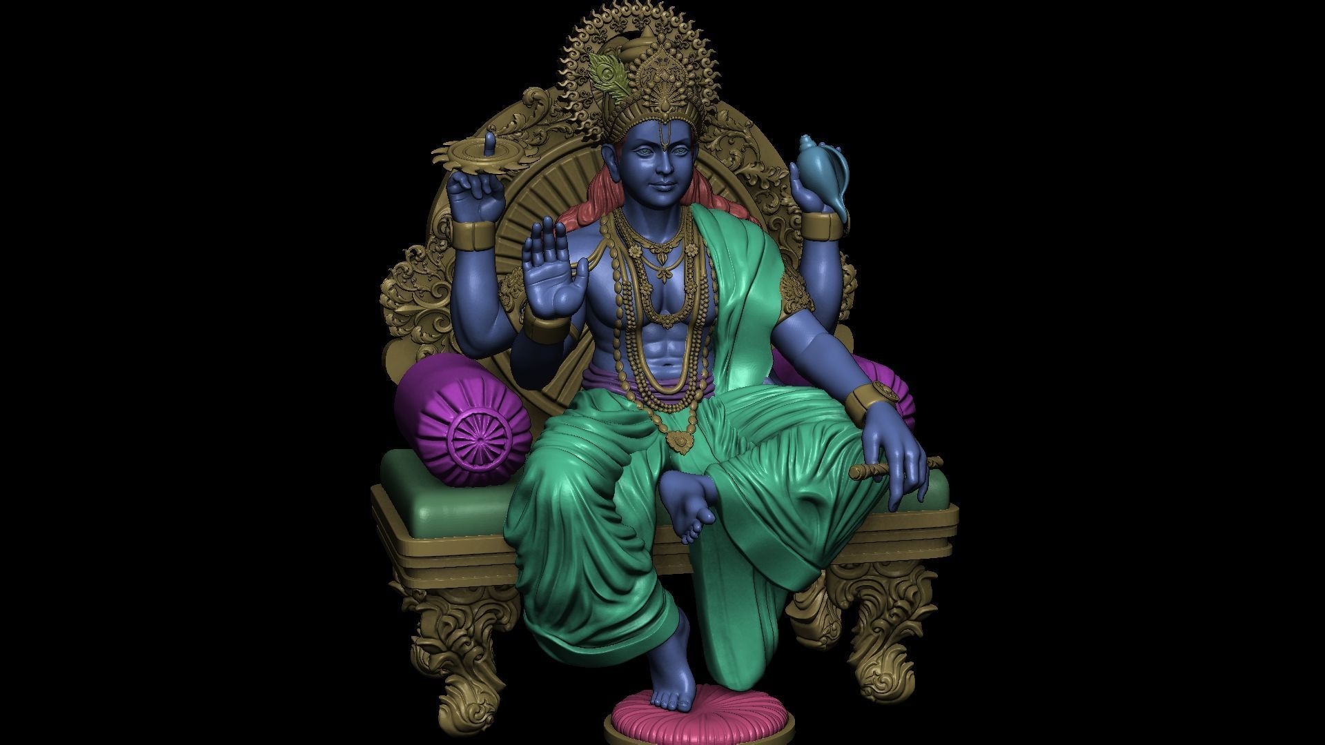  KRISHNA 3D print model_3