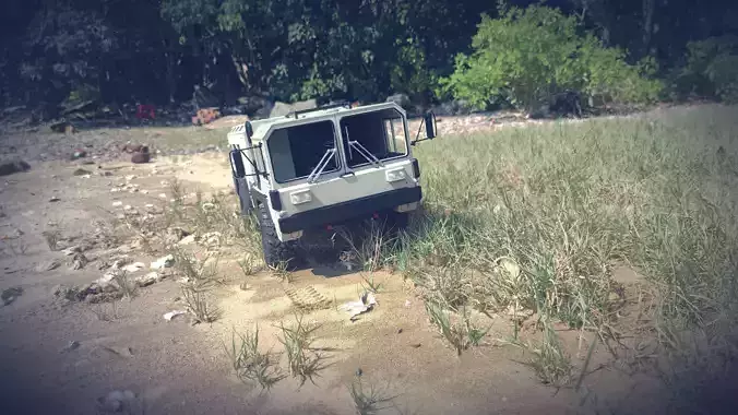 Crawler Cat 1 front cab 1-10 RC body 