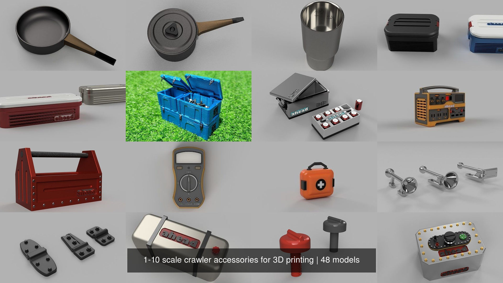 1-10 scale crawler accessories for 3D printing 3D Model Collection_1