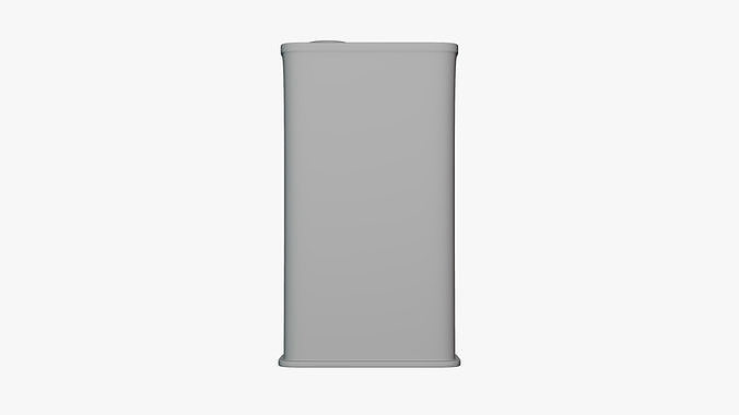 Basic Oil Tin Can - Geometry Only No Textures No Materials 3D model