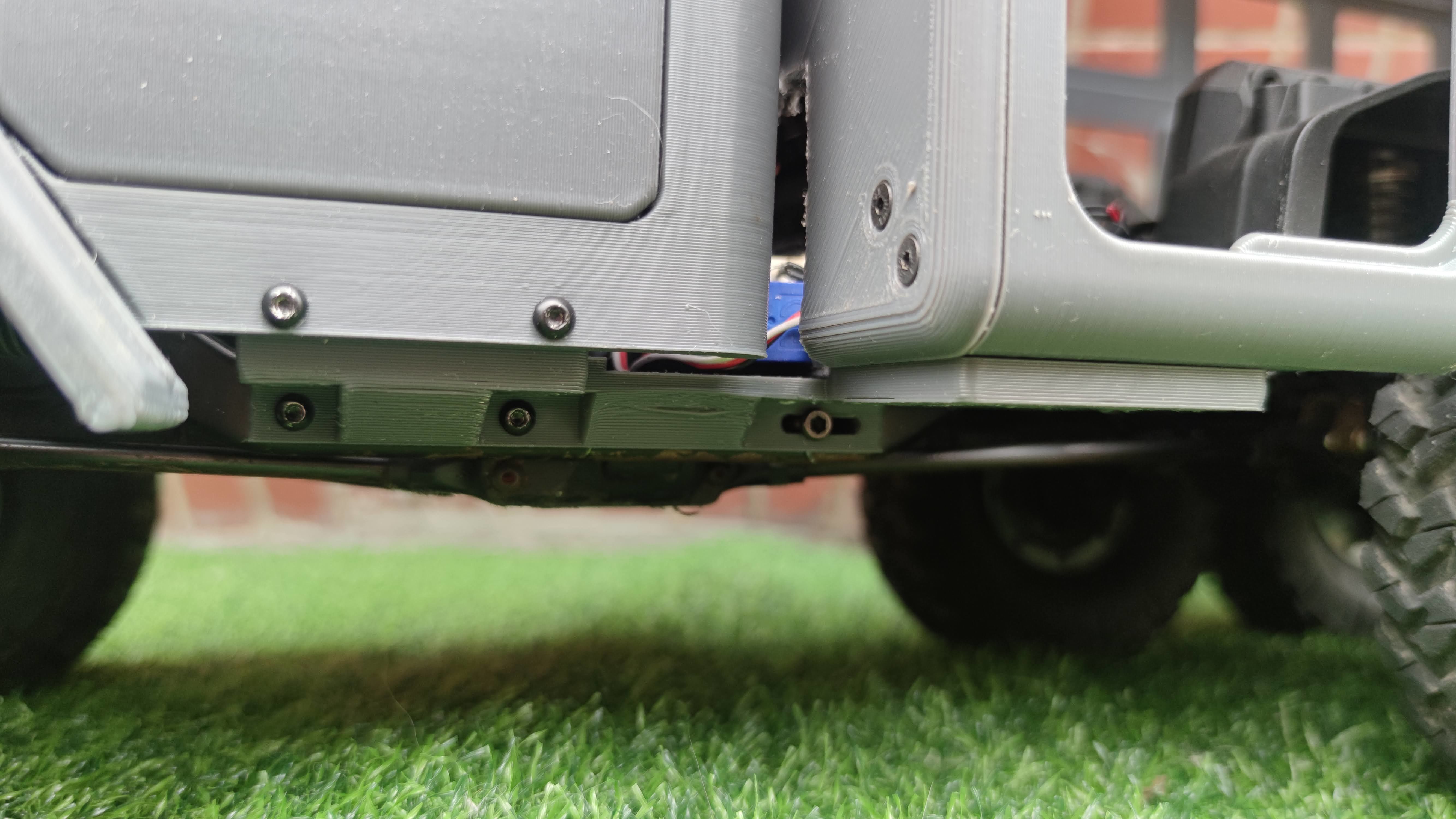 Crawler 4320 6x6 Expedition Cab - 1-10 RC body attachment 3D print model_1