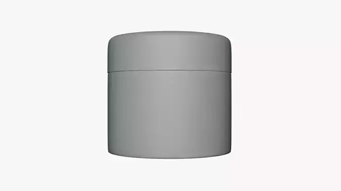 Basic Gel Jar - Geometry Only No Textures No Materials