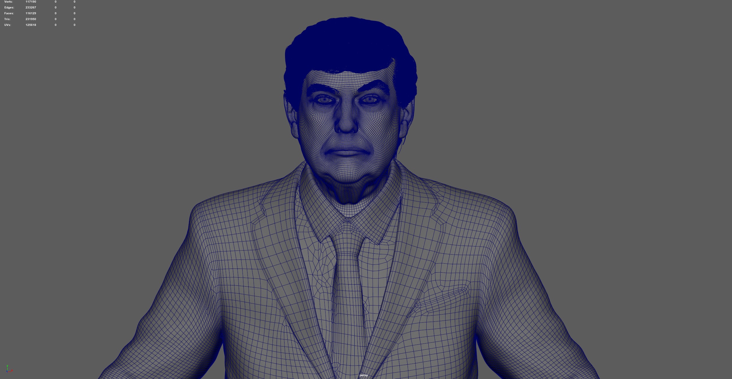 PhotoRealistic Trump portriat Unreal Engine Version 3D model_4