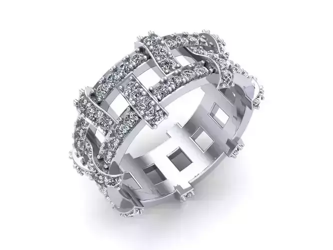 Diamond Wedding Band - 240206