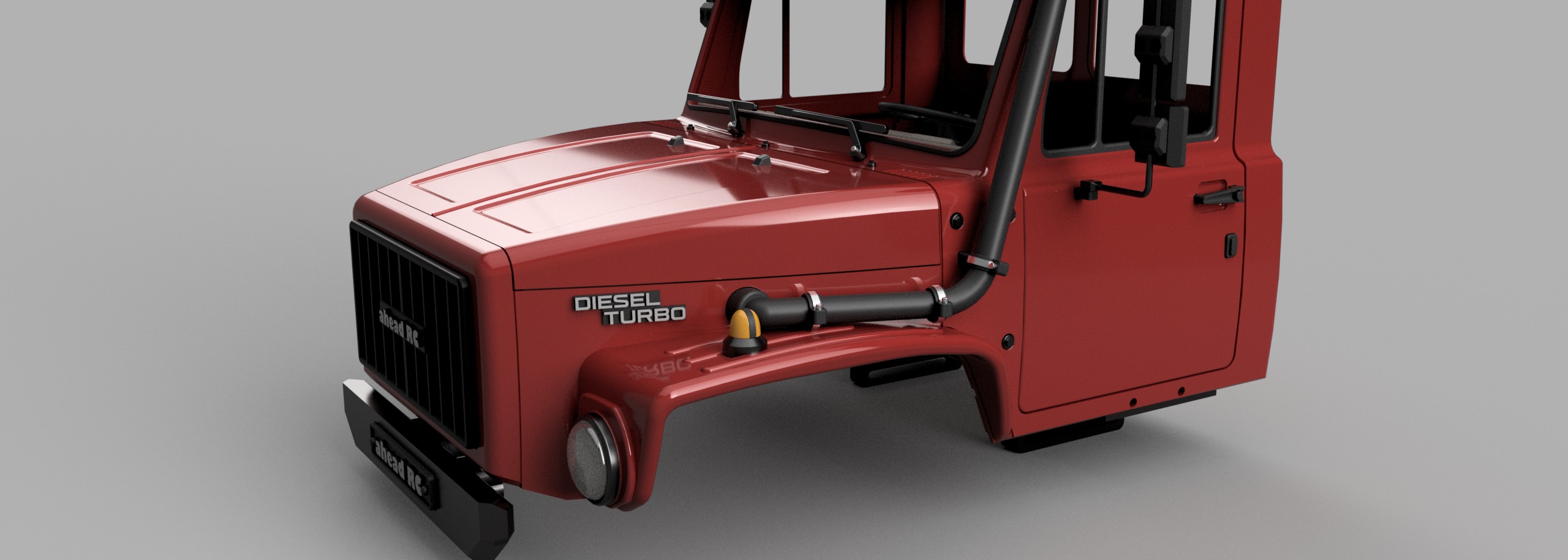 Crawler G3308 Single Cab Adventurer - 1-10 RC body 3D print model_22