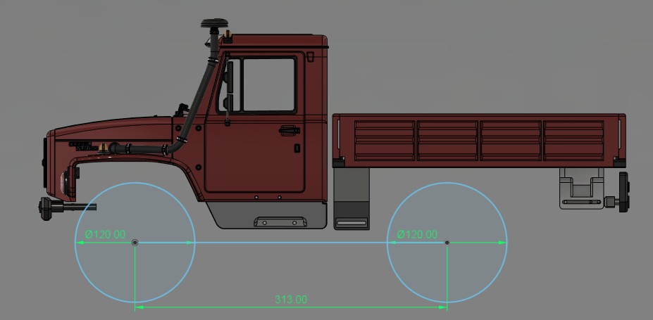 Crawler G3308 Single Cab Adventurer - 1-10 RC body 3D print model_7