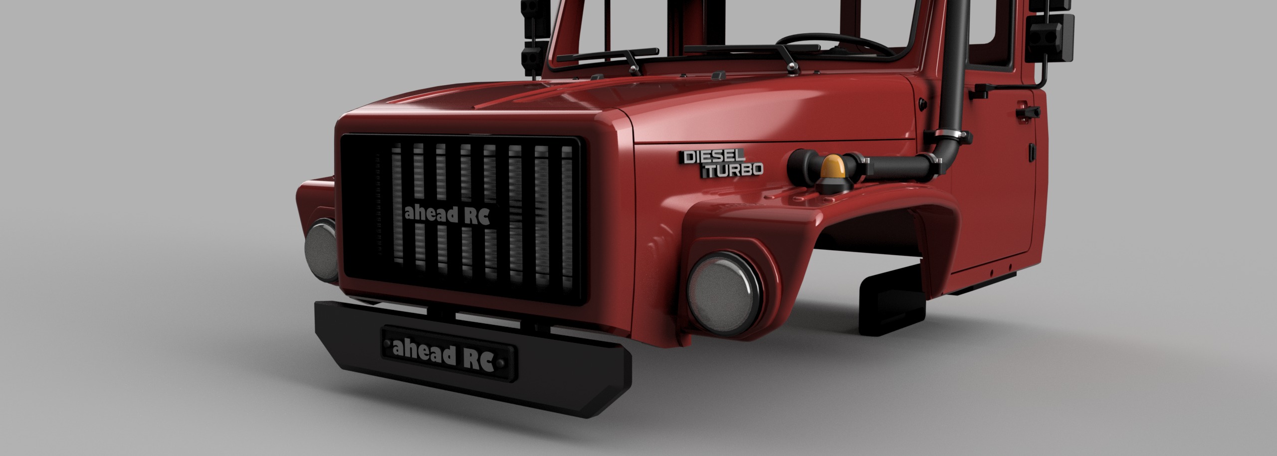 Crawler G3308 Single Cab Adventurer - 1-10 RC body 3D print model_21