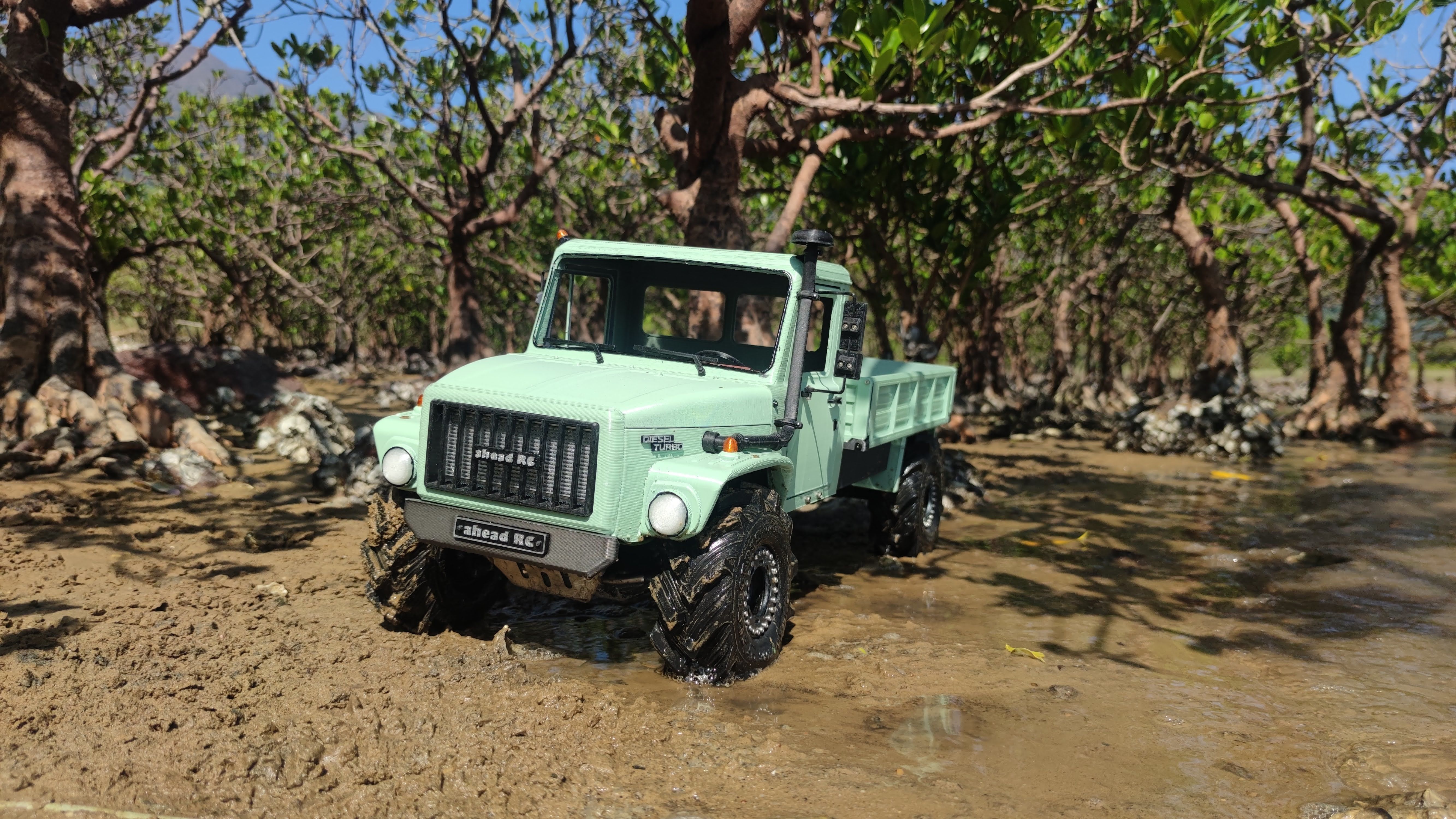 Crawler G3308 Single Cab Adventurer - 1-10 RC body 3D print model_5