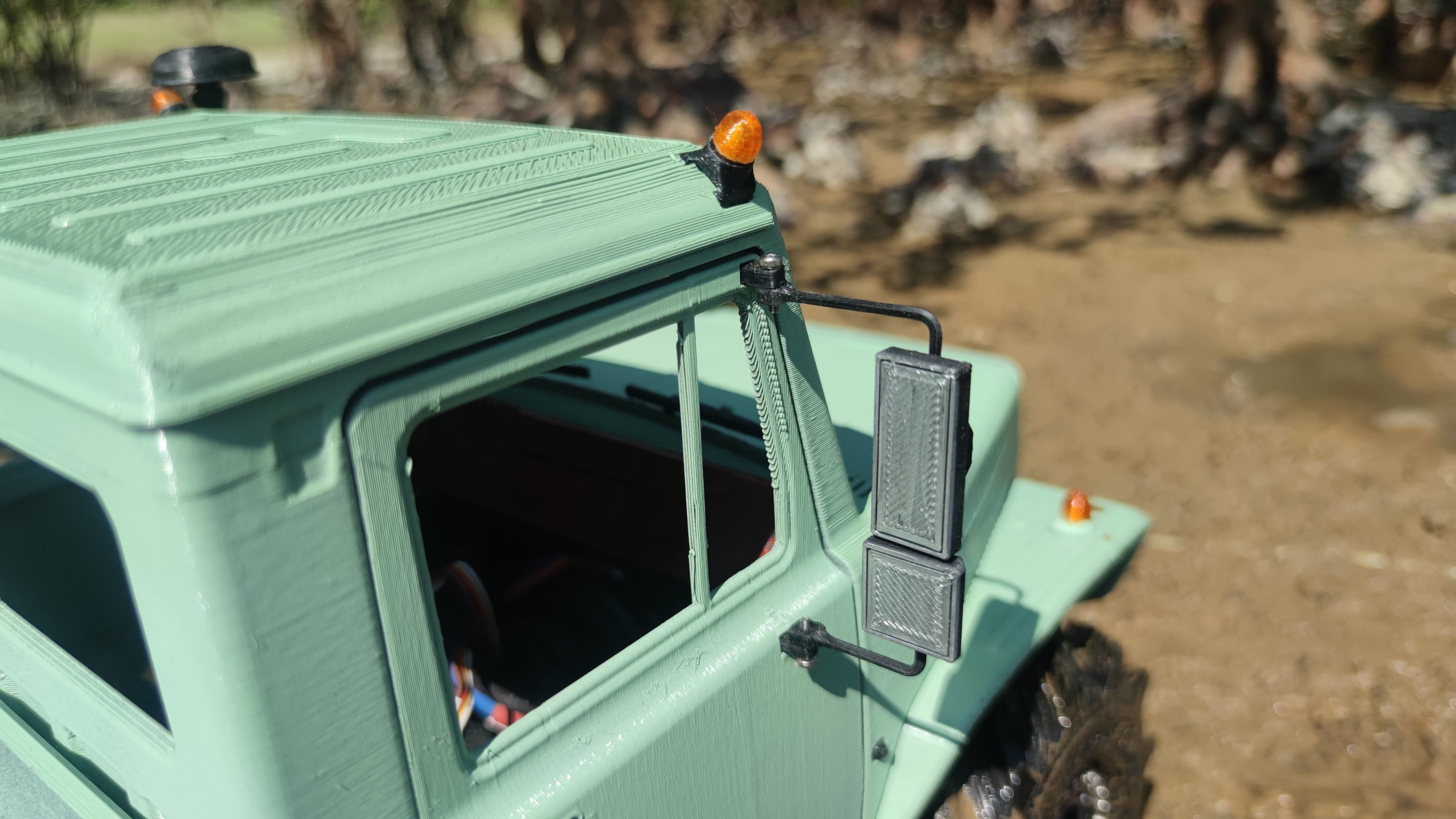 Crawler G3308 Single Cab Adventurer - 1-10 RC body 3D print model_2