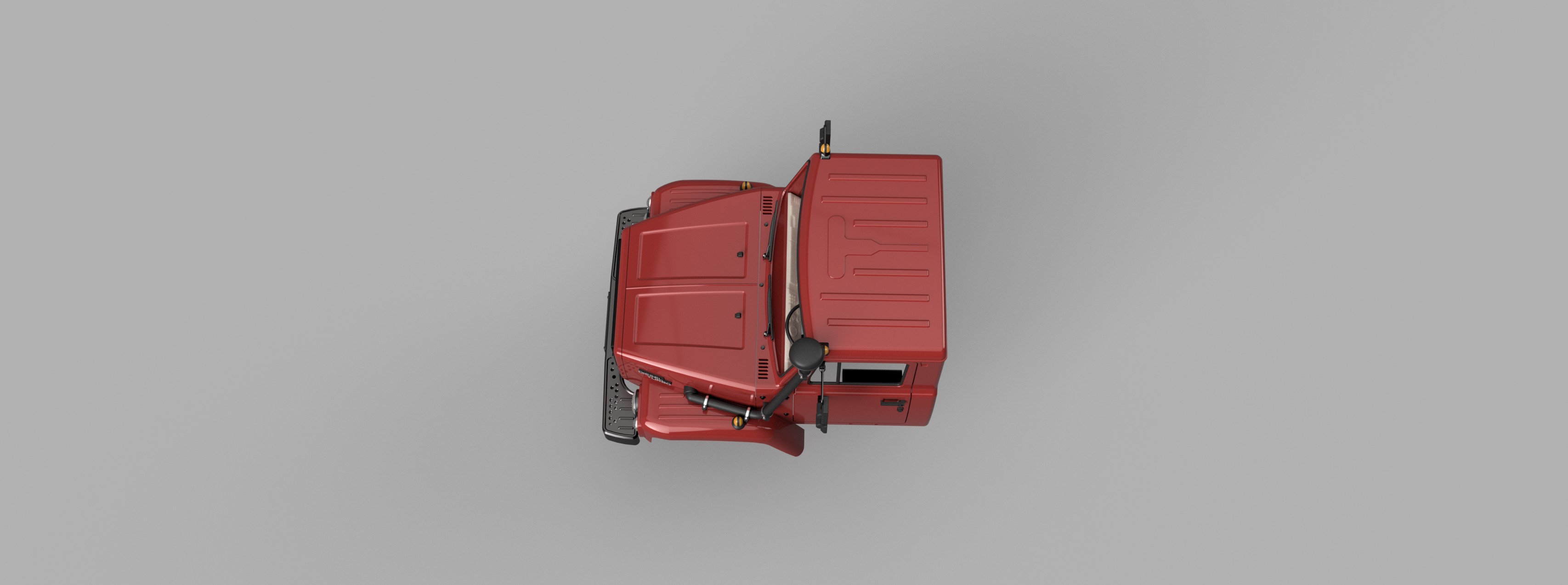 Crawler G3308 Single Cab Adventurer - 1-10 RC body 3D print model_16