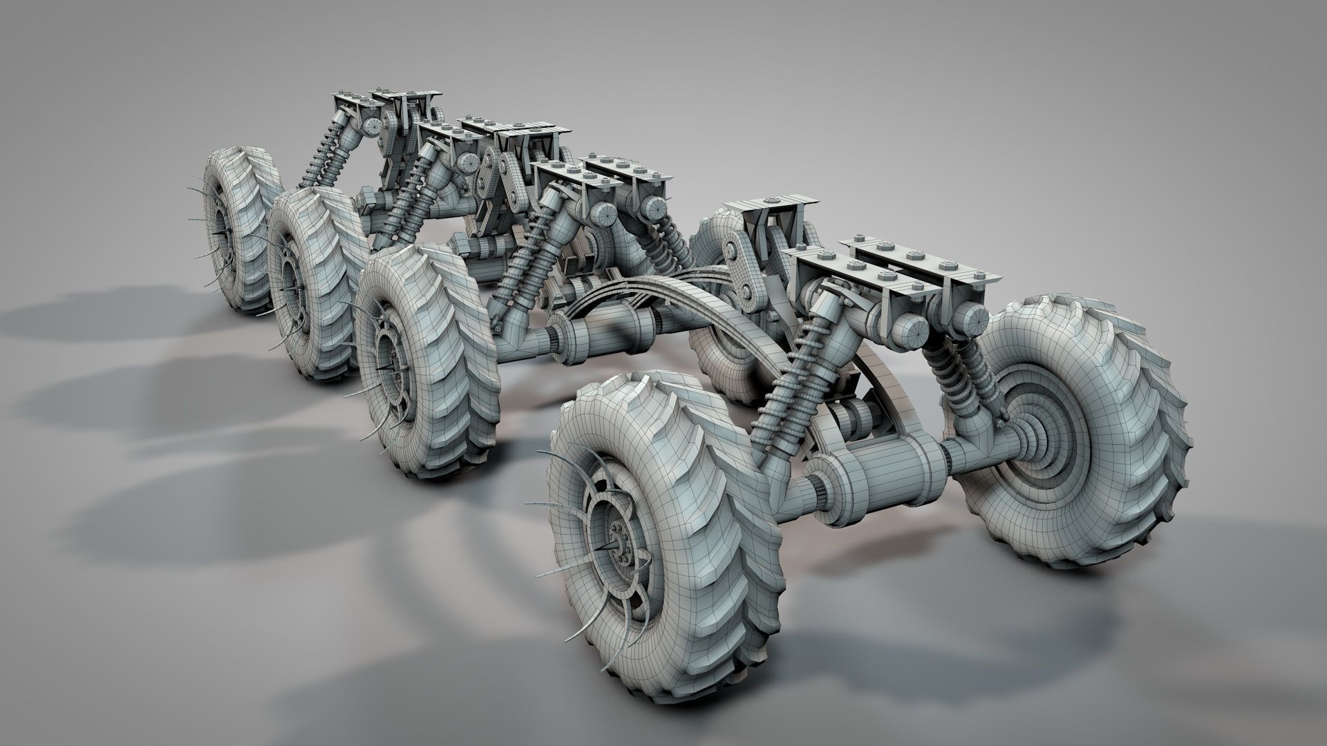 War Truck 3D model_9