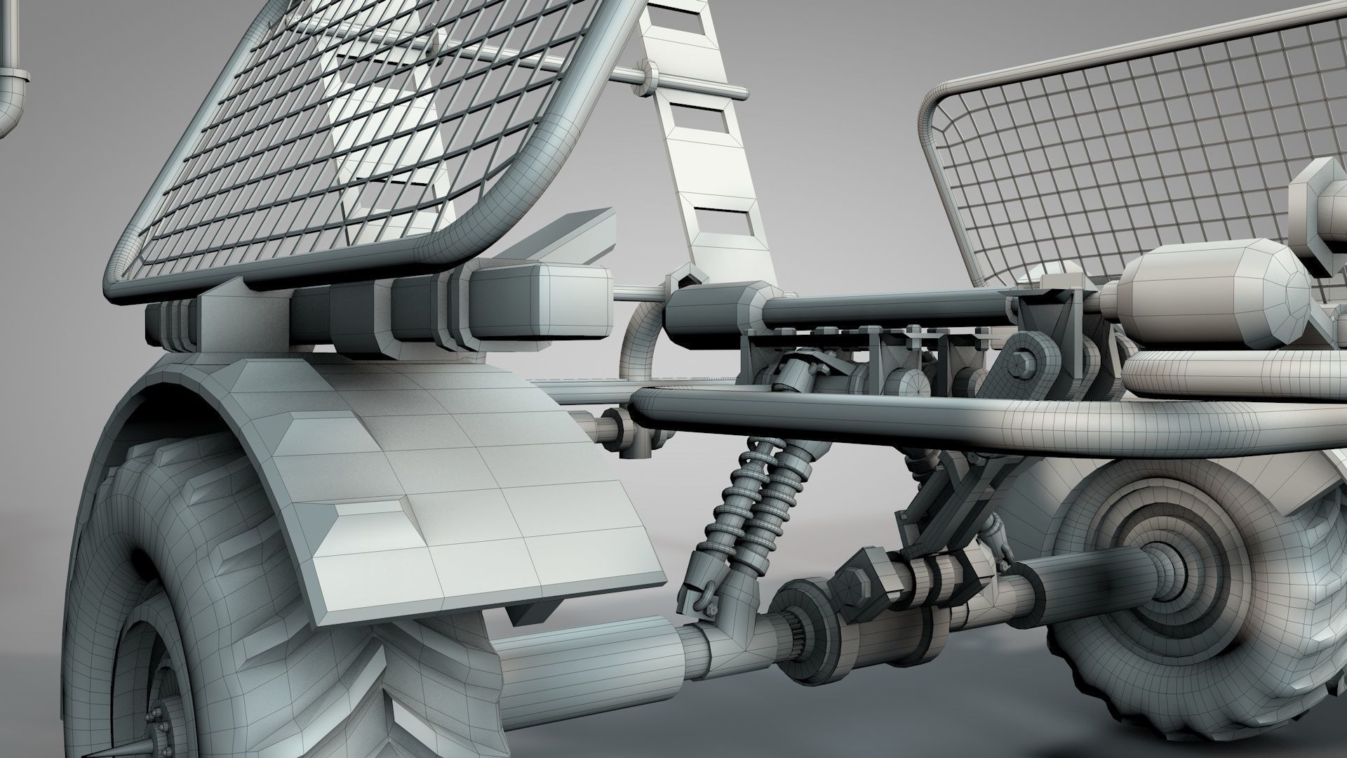 War Truck 3D model_27