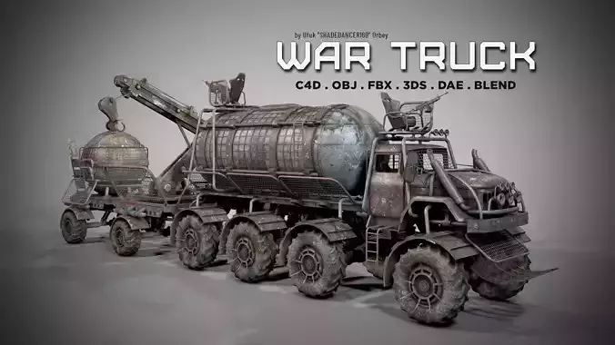War Truck 3D model