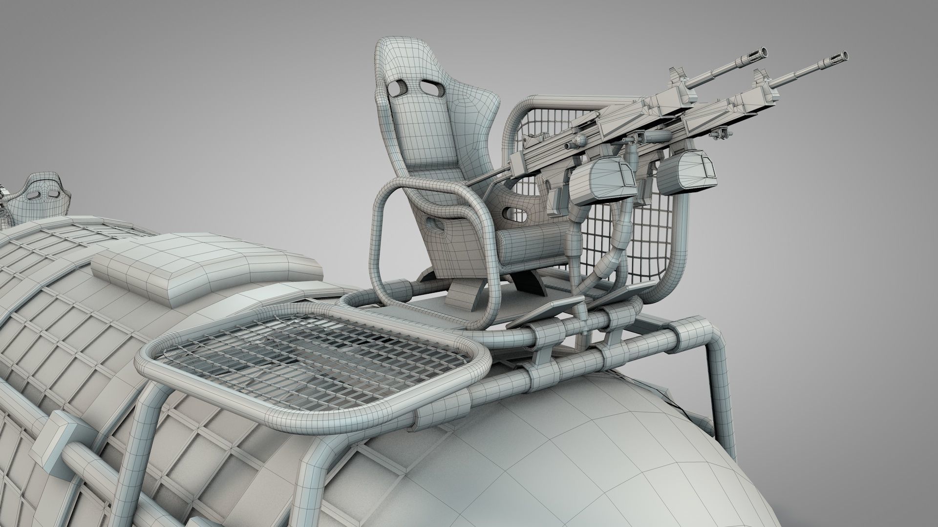 War Truck 3D model_13