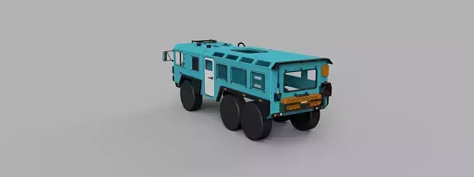 Crawler Cat 1 6x6 Expedition Cab - 1-10 RC body attachment 3D print model