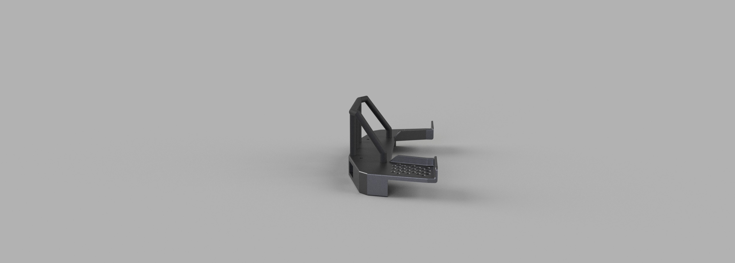 Crawler 4320 Winch Bumper 3D print model_12