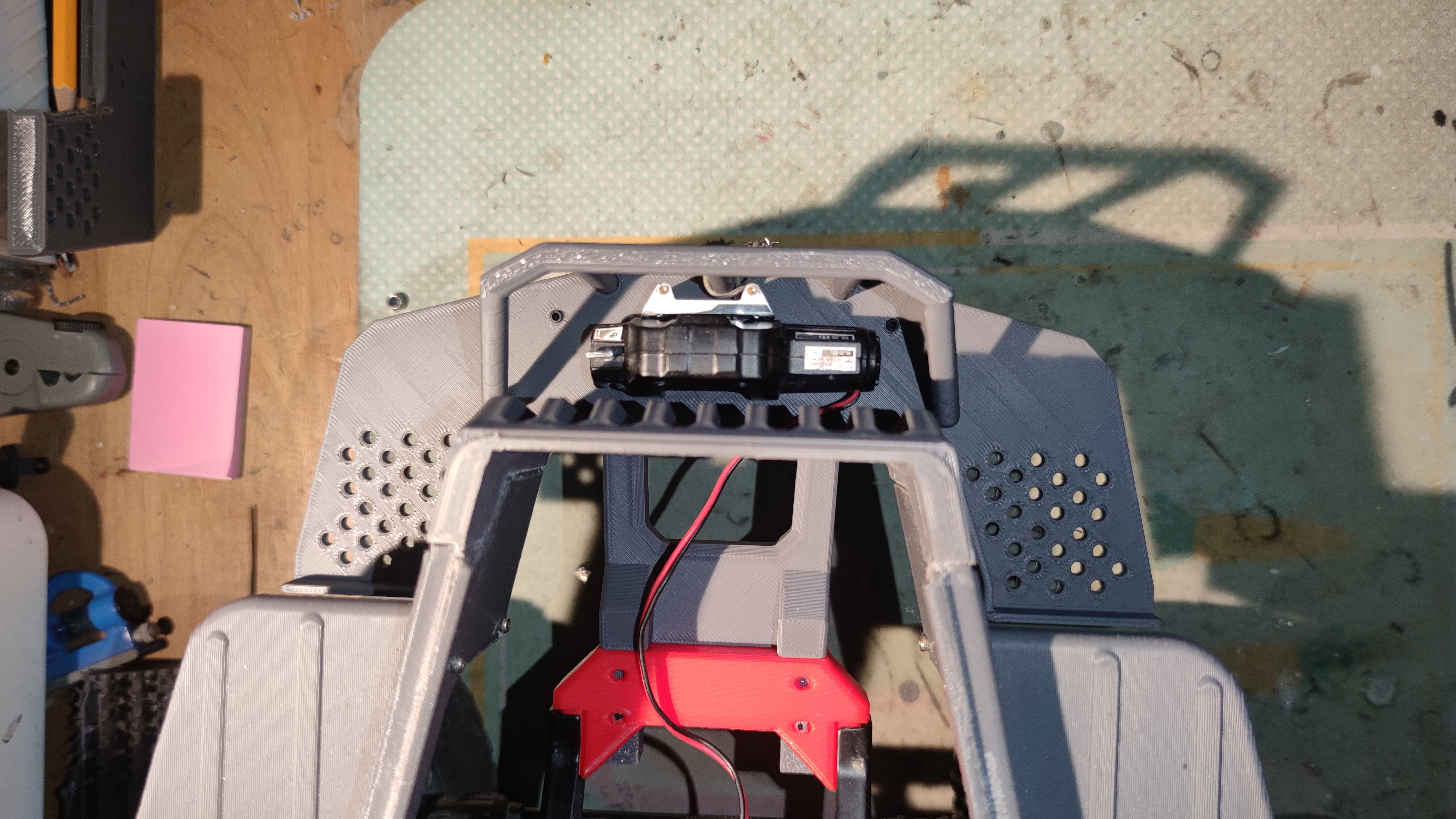 Crawler 4320 Winch Bumper 3D print model_9