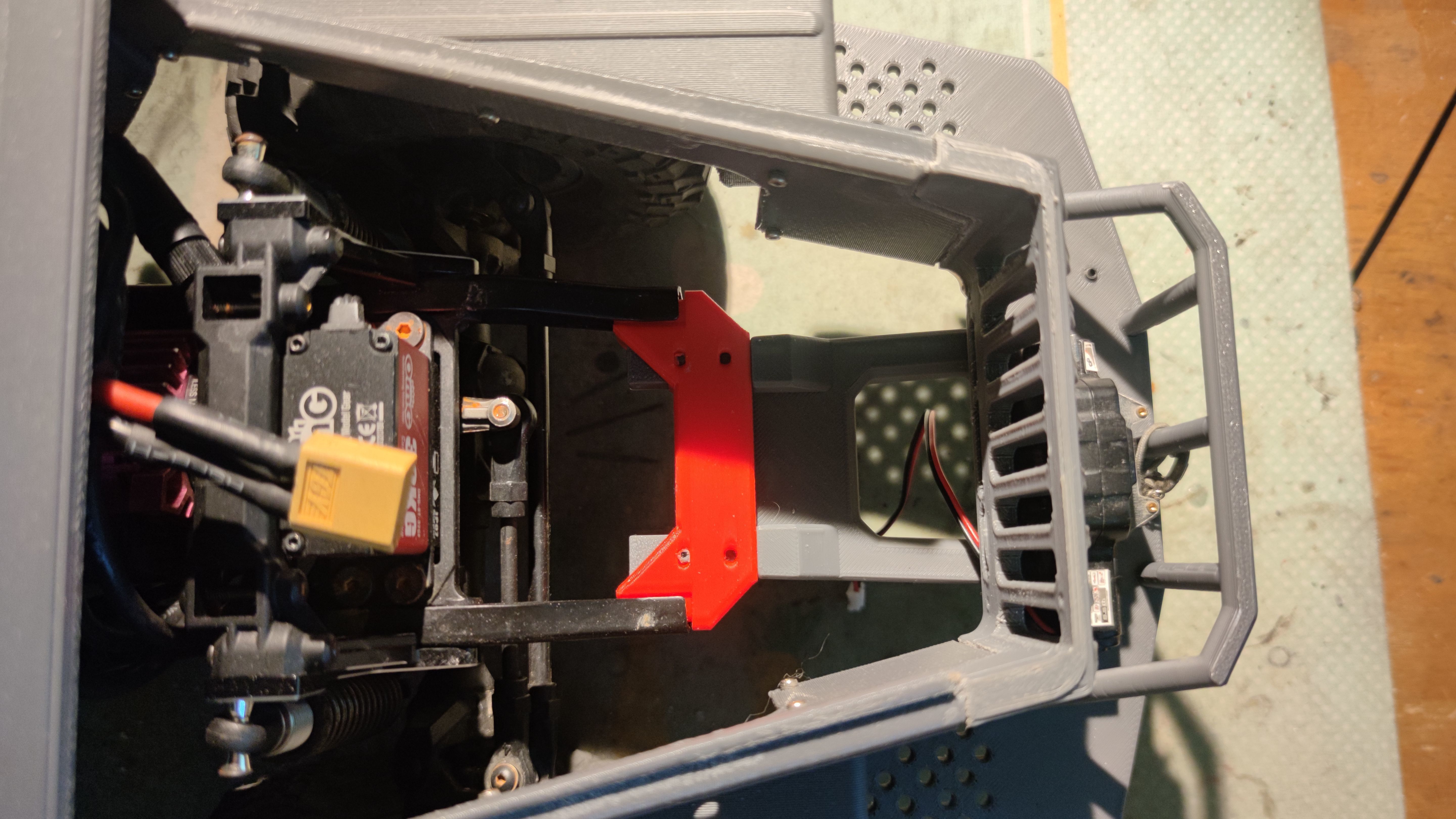 Crawler 4320 Winch Bumper 3D print model_8