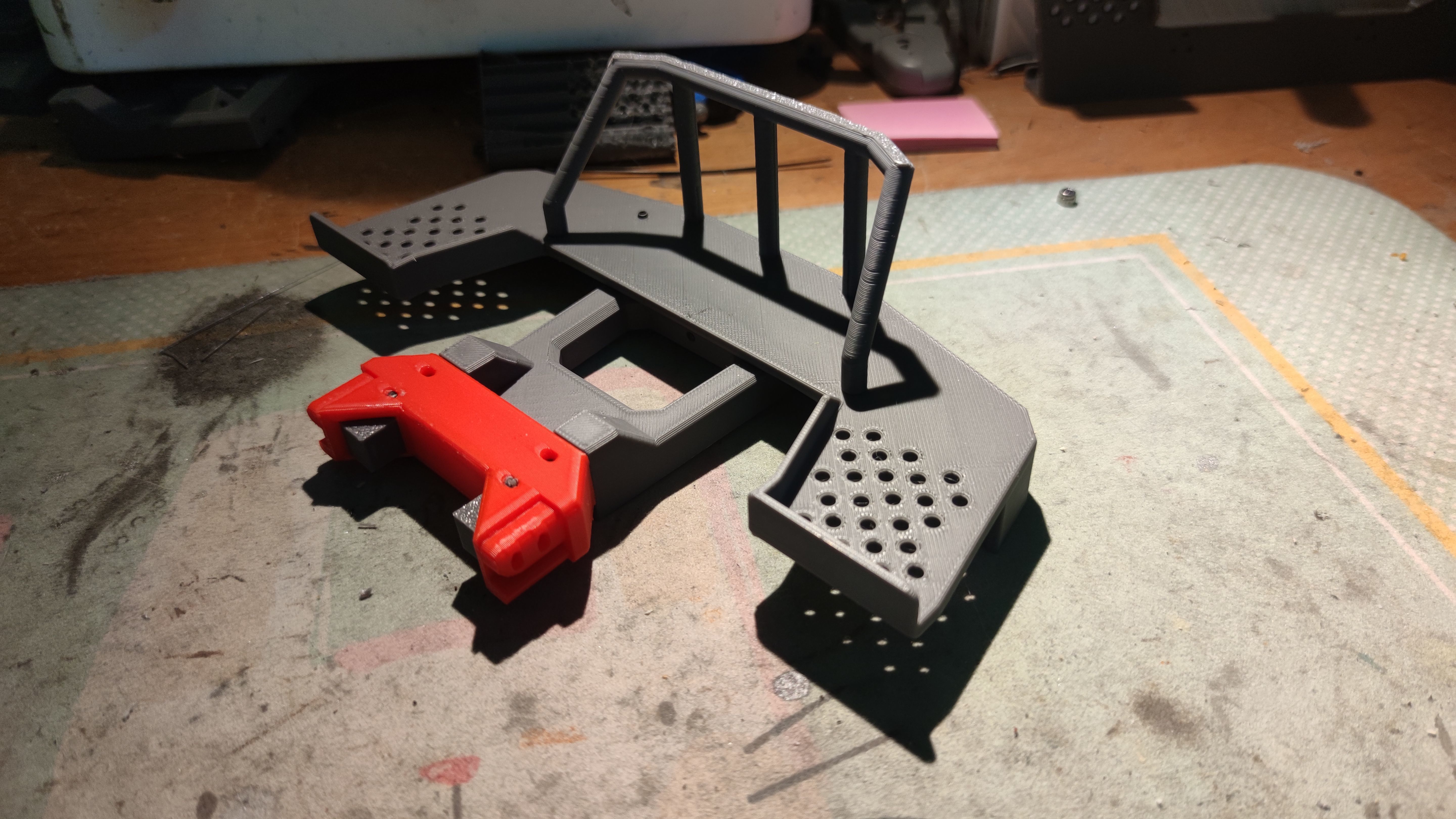 Crawler 4320 Winch Bumper 3D print model_7