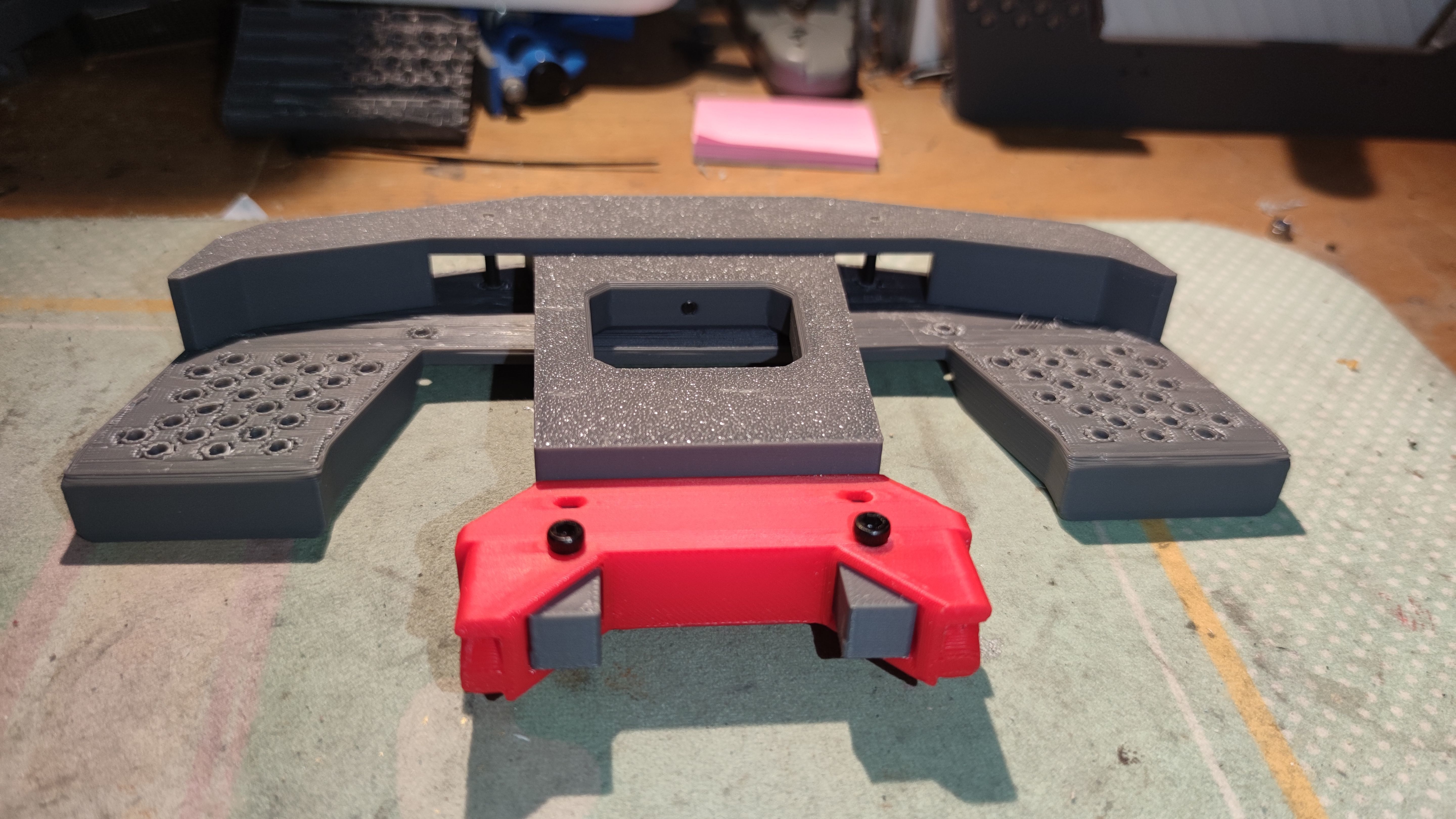 Crawler 4320 Winch Bumper 3D print model_11