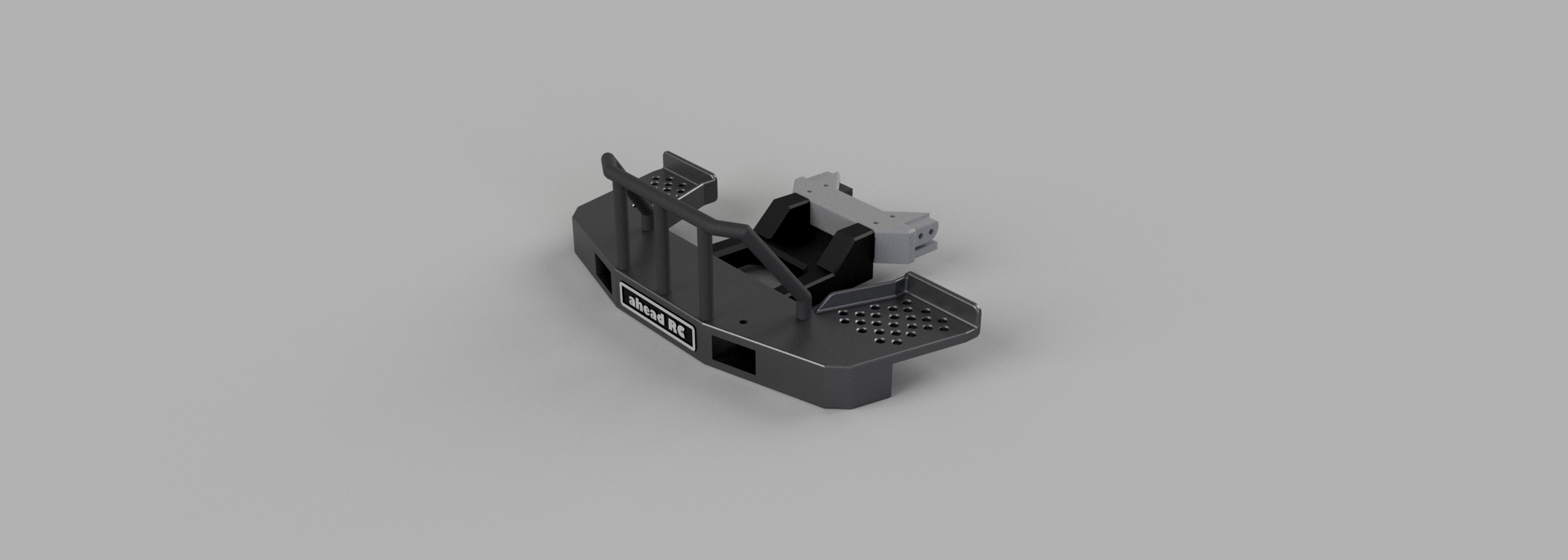 Crawler 4320 Winch Bumper 3D print model_17
