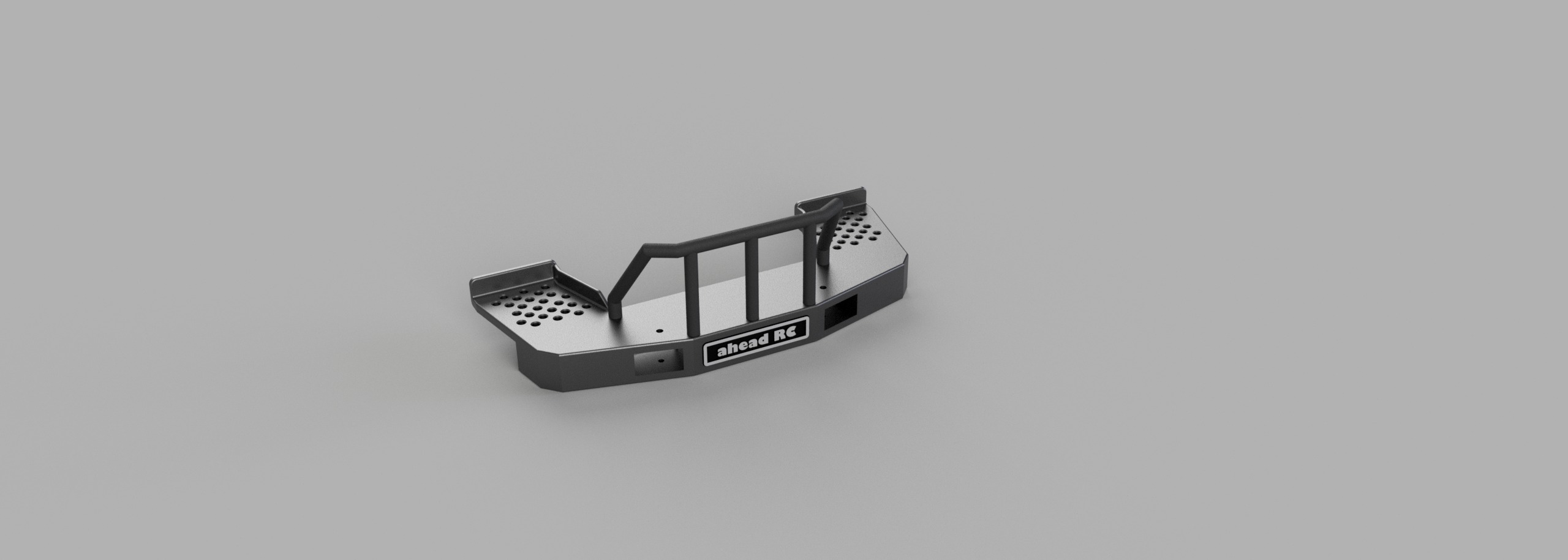 Crawler 4320 Winch Bumper 3D print model_19