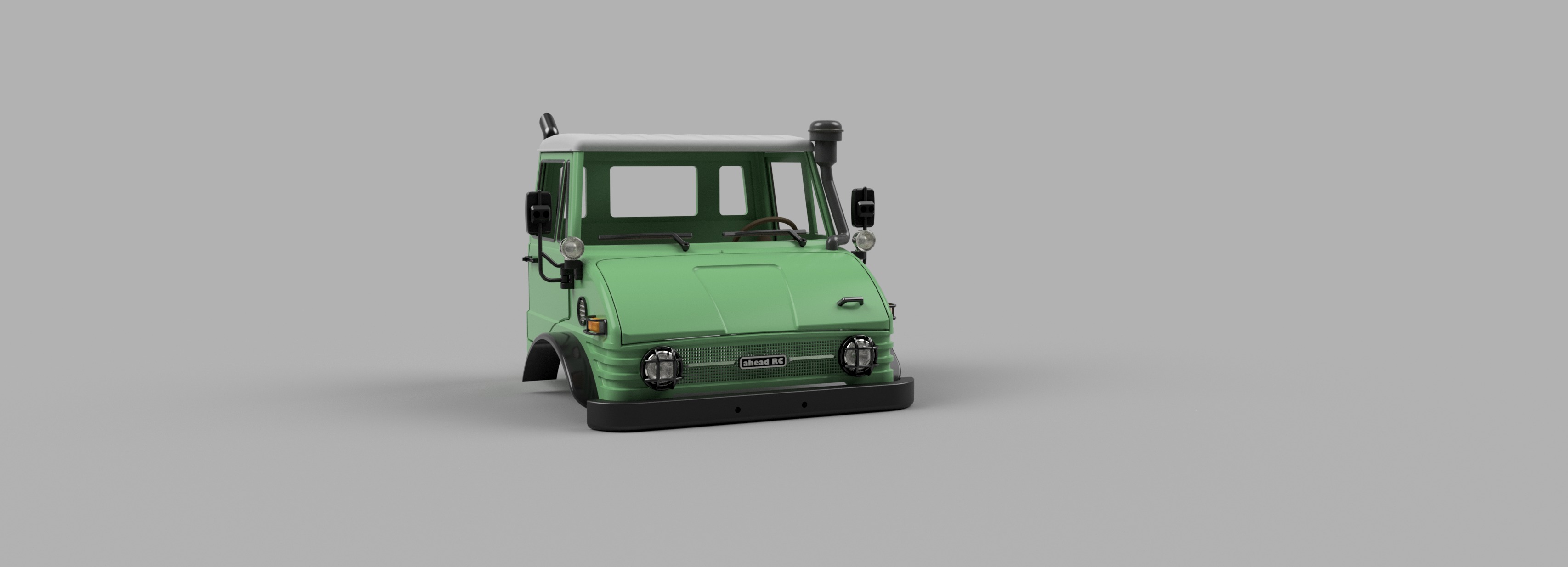 Crawler Bog 406 Cab  - 1-10 RC body 3D print model_18