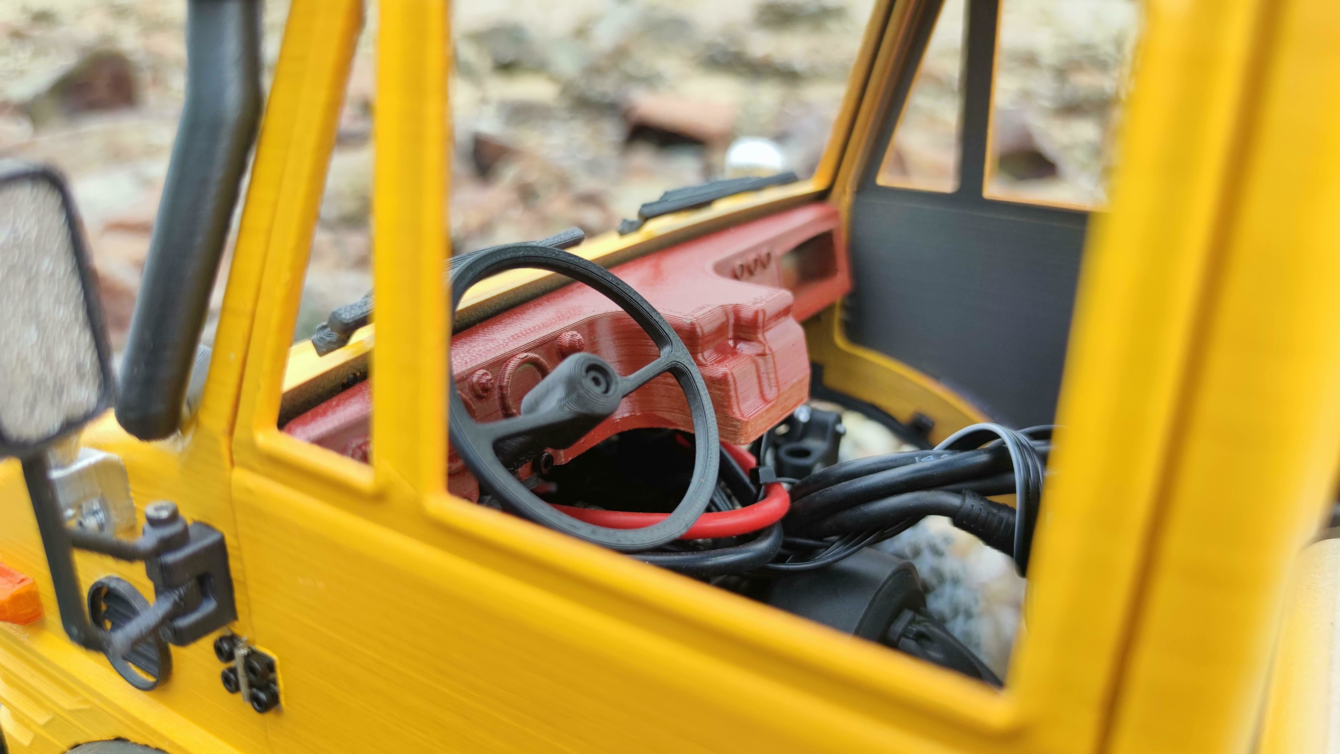 Crawler Bog 406 Cab  - 1-10 RC body 3D print model_4