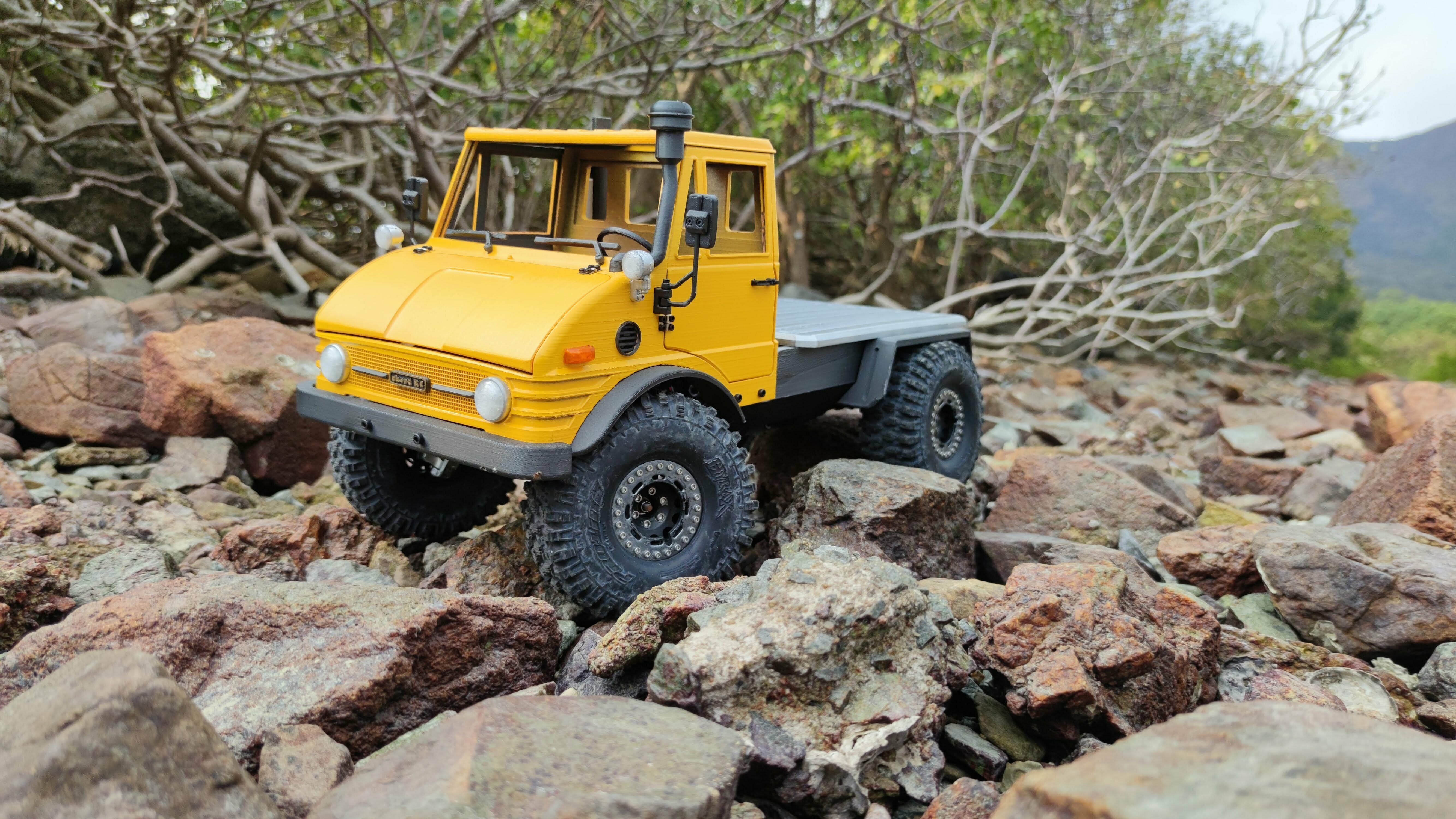 Crawler Bog 406 Cab  - 1-10 RC body 3D print model_5