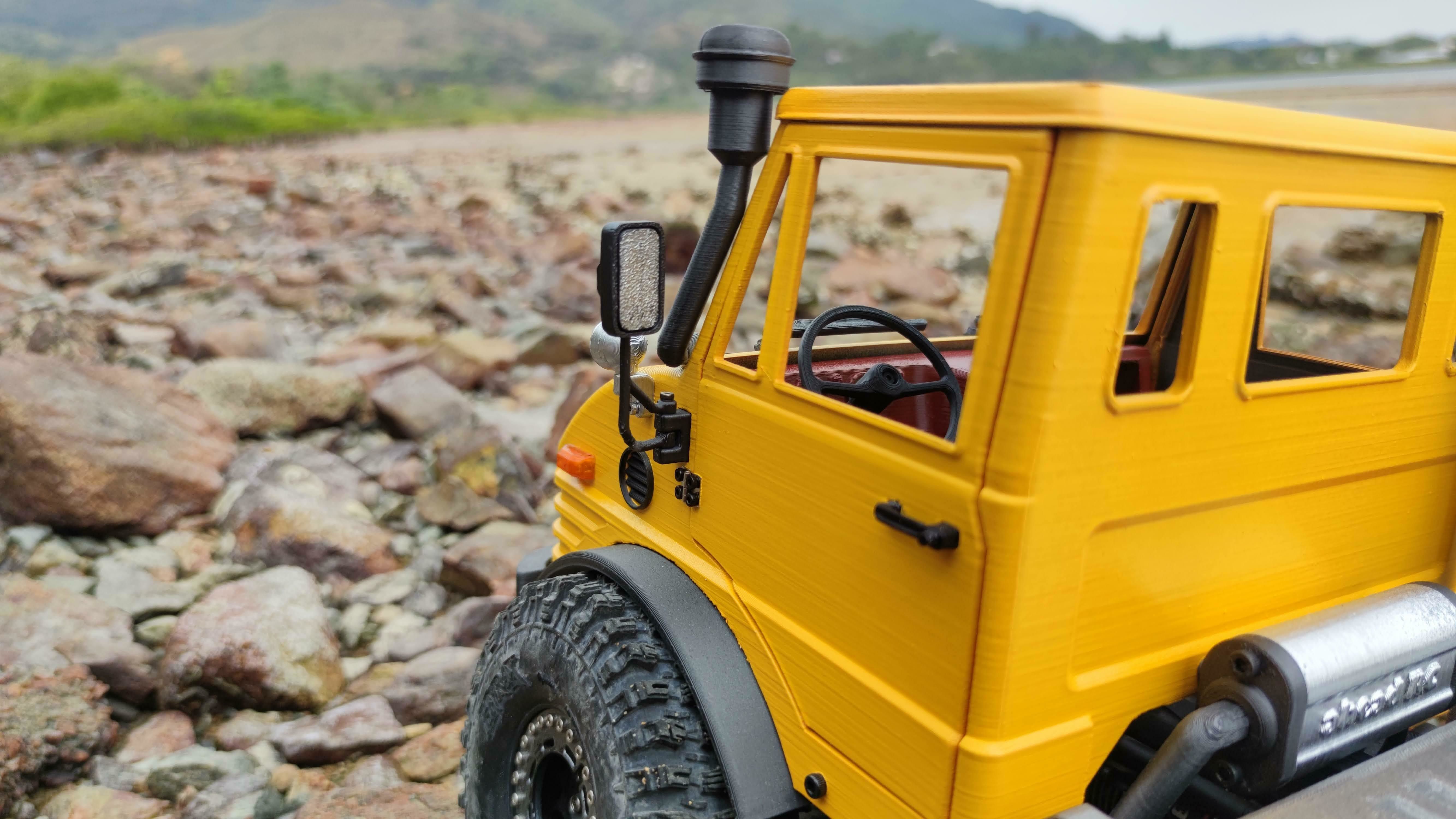 Crawler Bog 406 Cab  - 1-10 RC body 3D print model_2