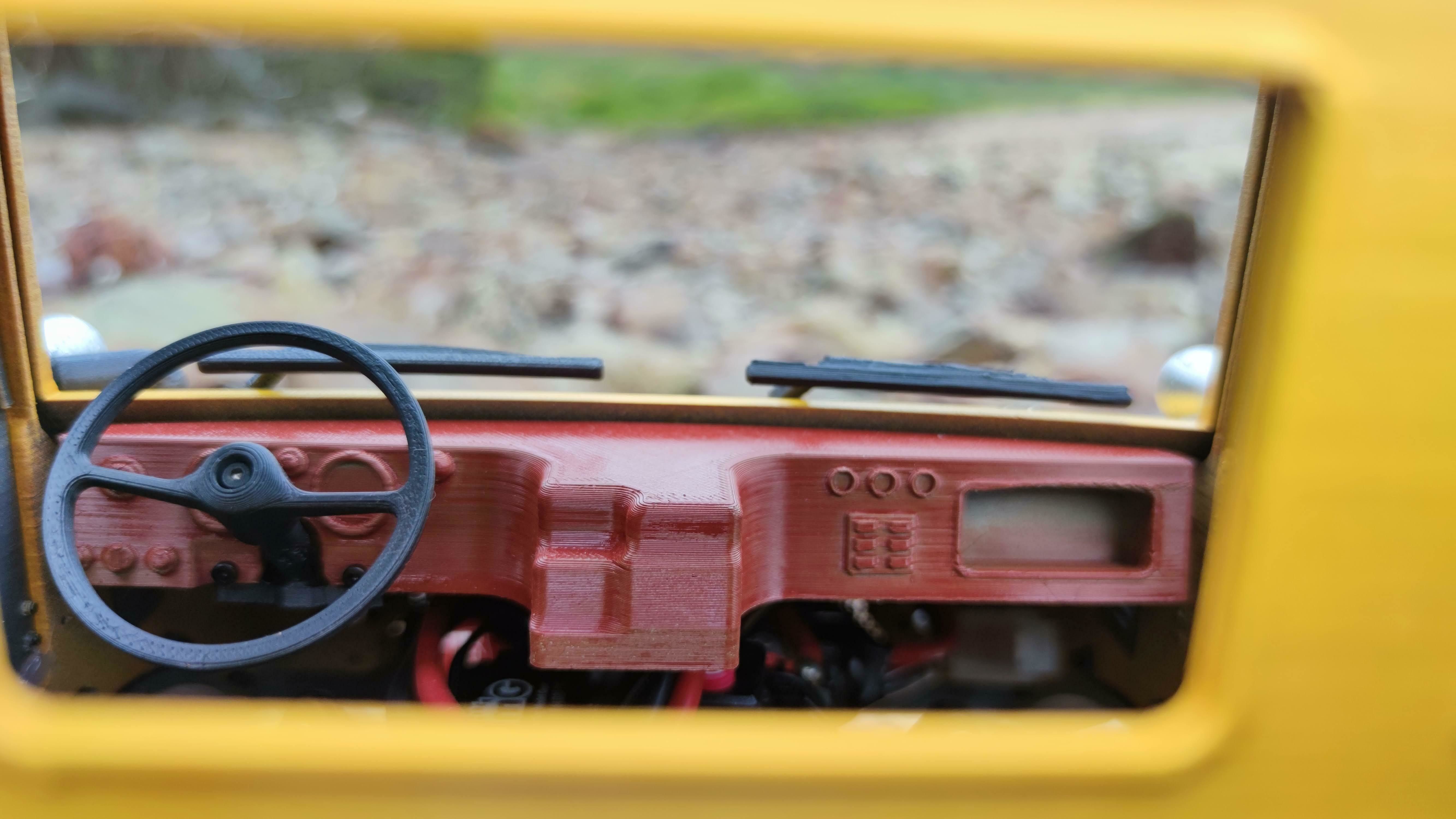 Crawler Bog 406 Cab  - 1-10 RC body 3D print model_3