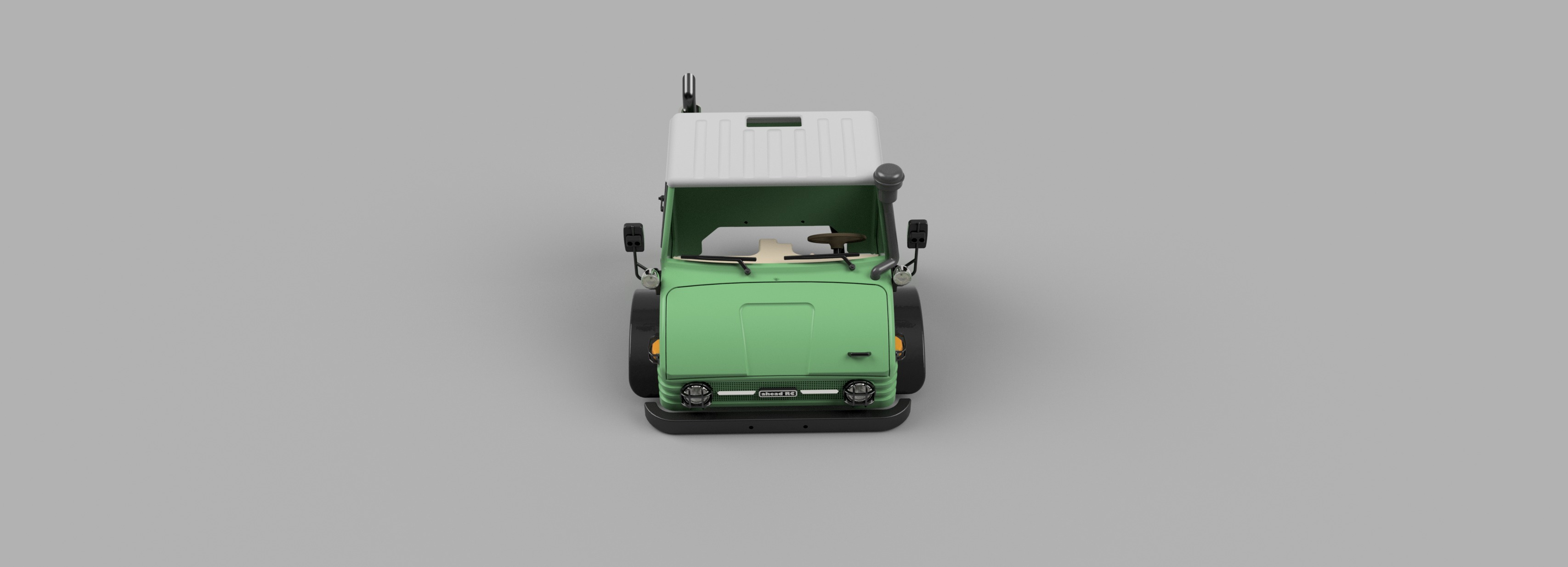 Crawler Bog 406 Cab  - 1-10 RC body 3D print model_12