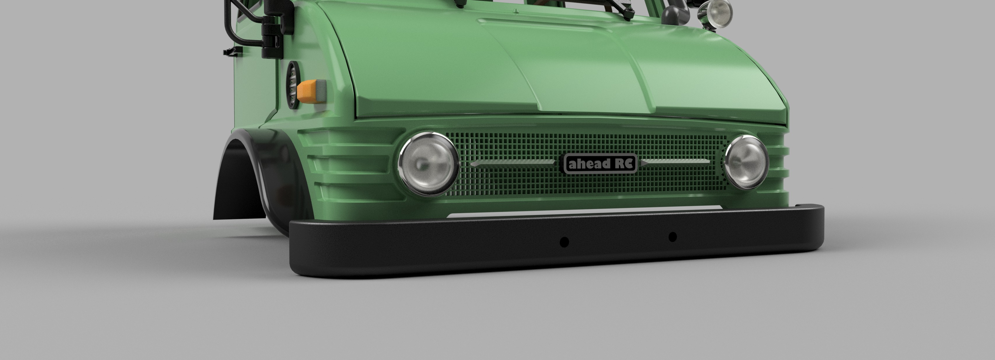 Crawler Bog 406 Cab  - 1-10 RC body 3D print model_15