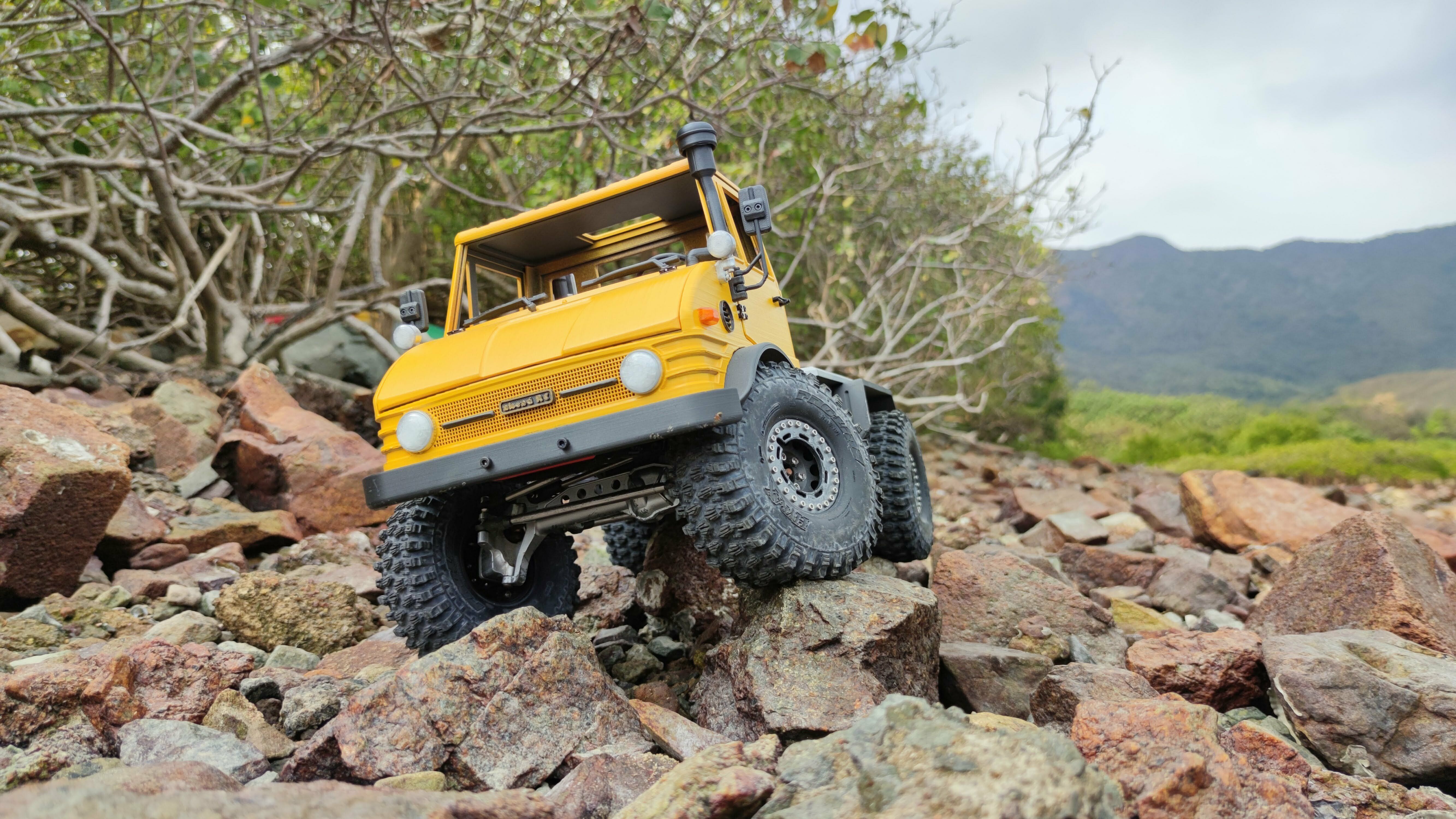 Crawler Bog 406 Cab  - 1-10 RC body 3D print model_6
